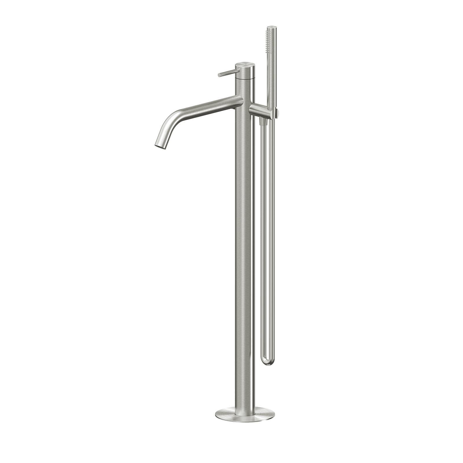 Miscelatore vasca da bagno centro stanza in acciaio inox 316 satinato – Pure