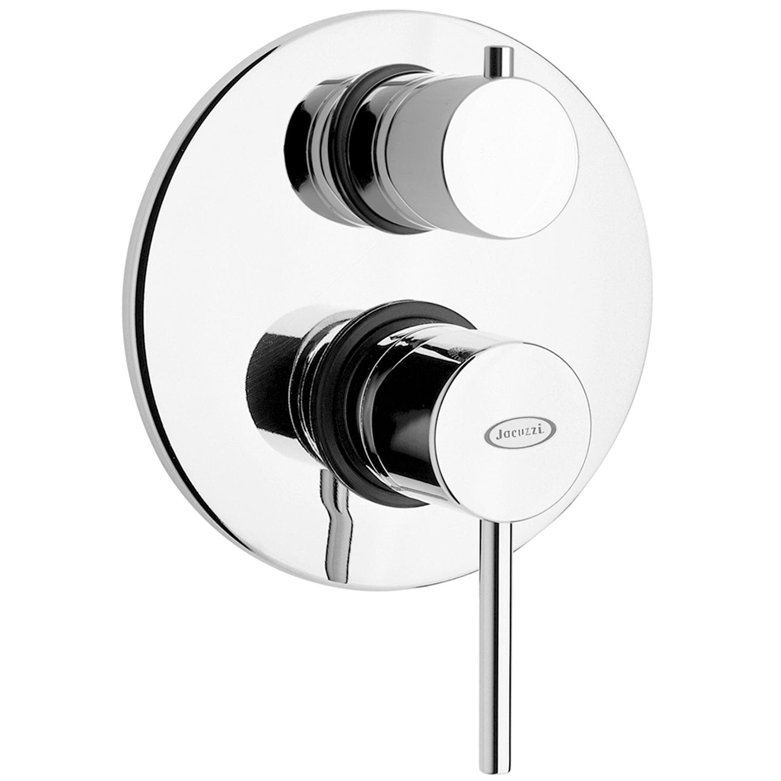 Miscelatori in set Jacuzzi - Rubinetteria Gun lavabo + bidet + incasso doccia con deviatore ottone cromato
