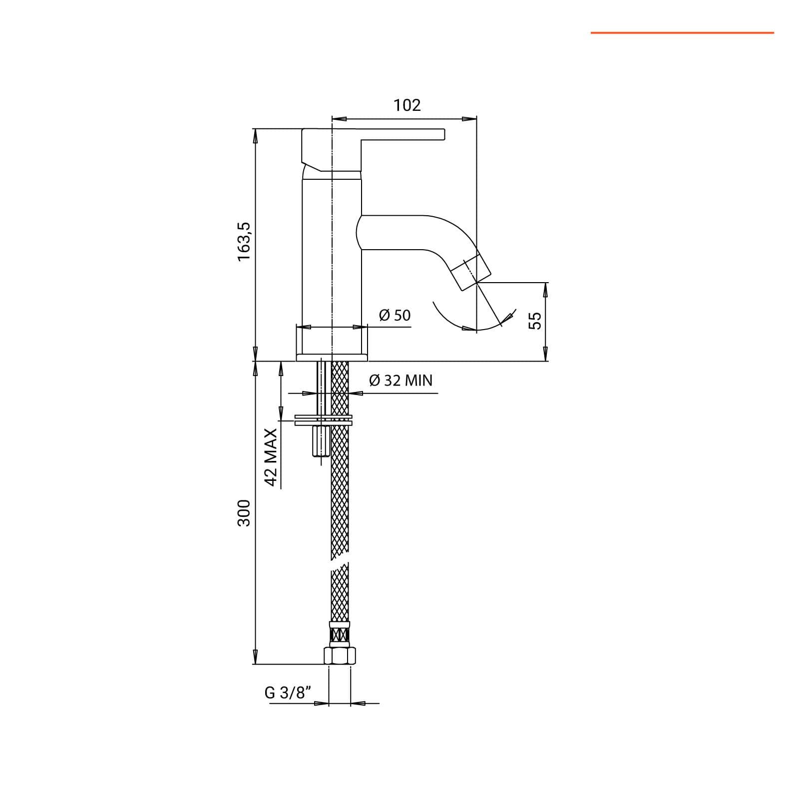 Miscelatori in set Jacuzzi - Rubinetteria Gun lavabo + bidet + incasso doccia con deviatore ottone cromato