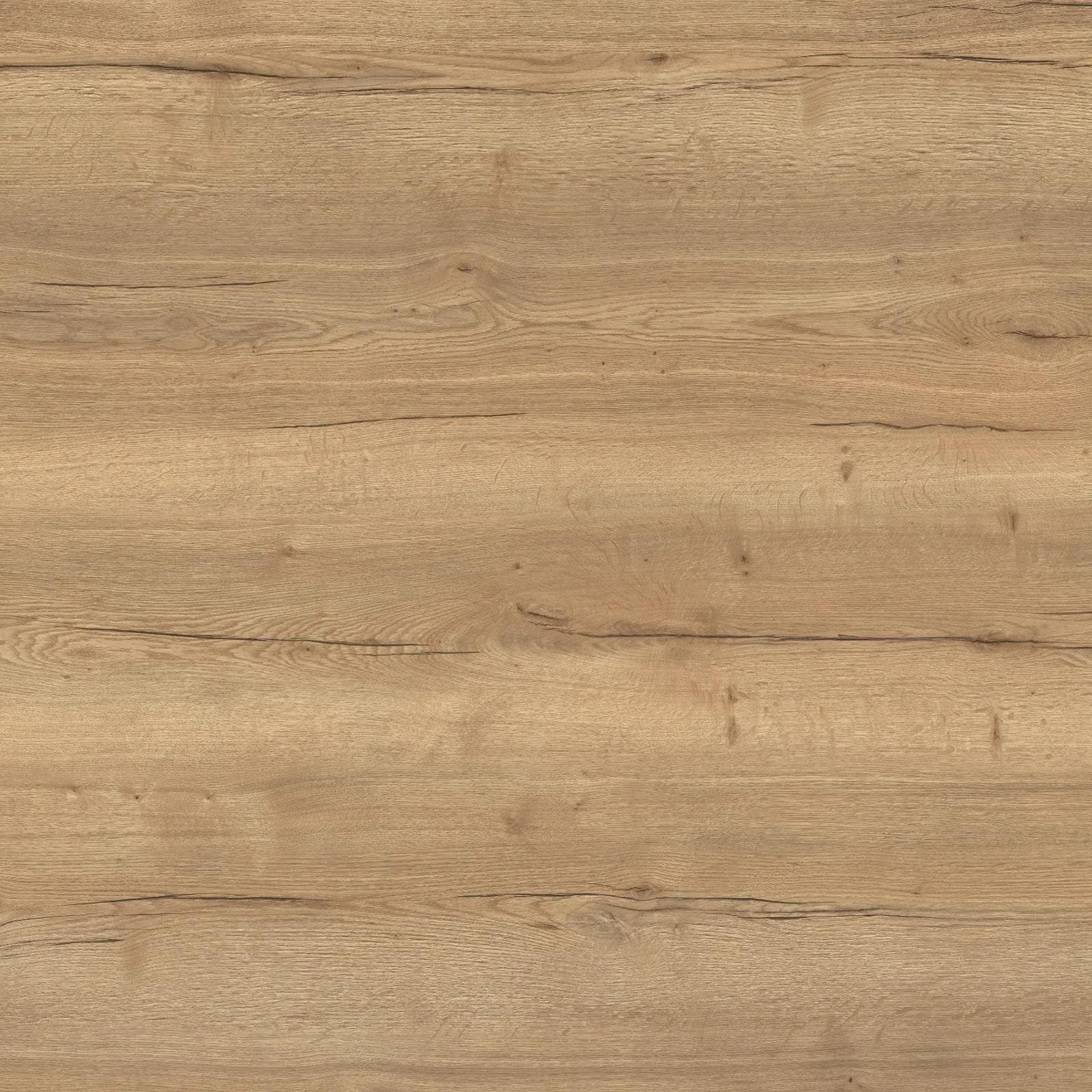 Mobile bagno a terra 120 cm 6 cassetti rovere acero cannettato con top e specchio - Calen Plus