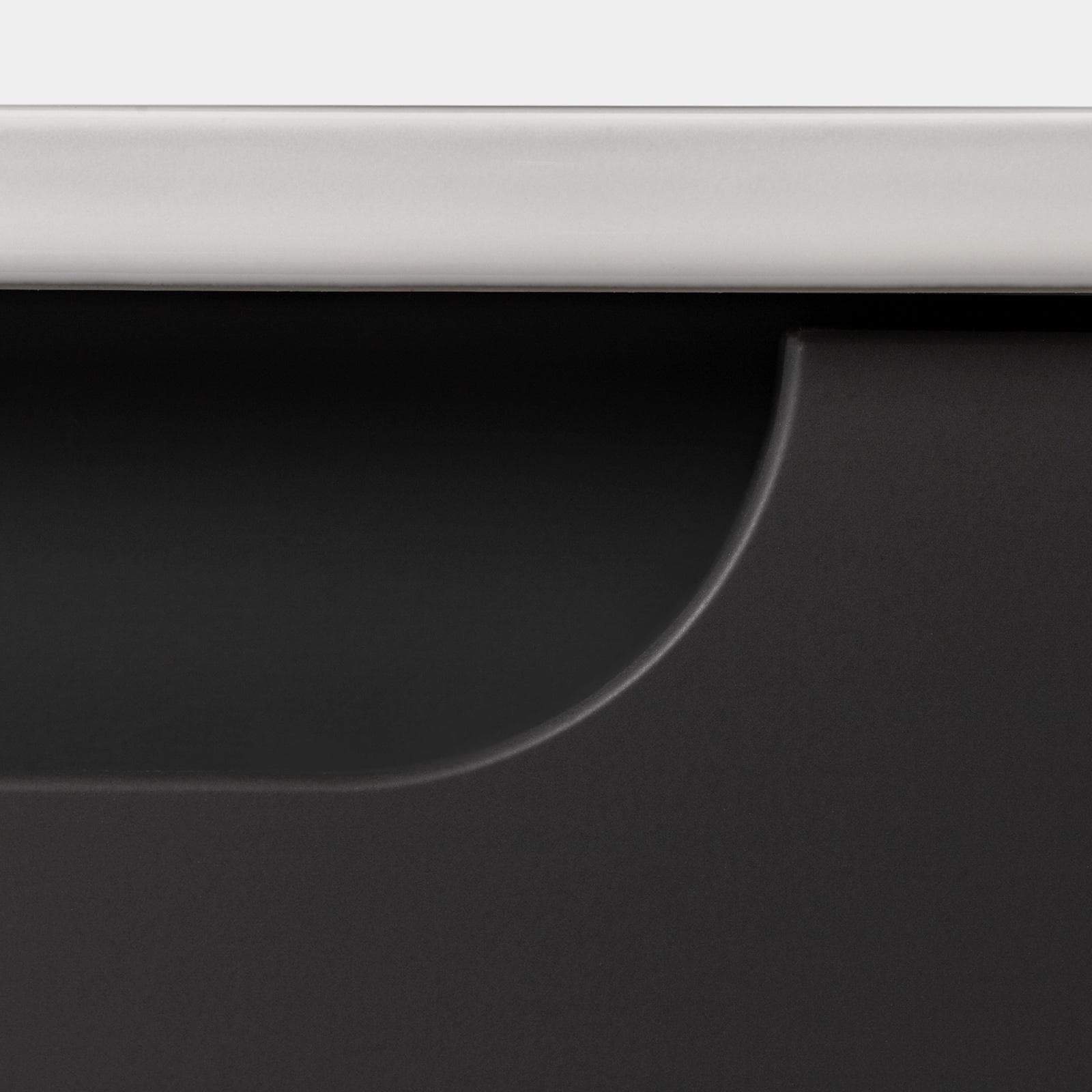 Mobile bagno sospeso 100 cm antracite con lavabo integrato e specchio - Sleek