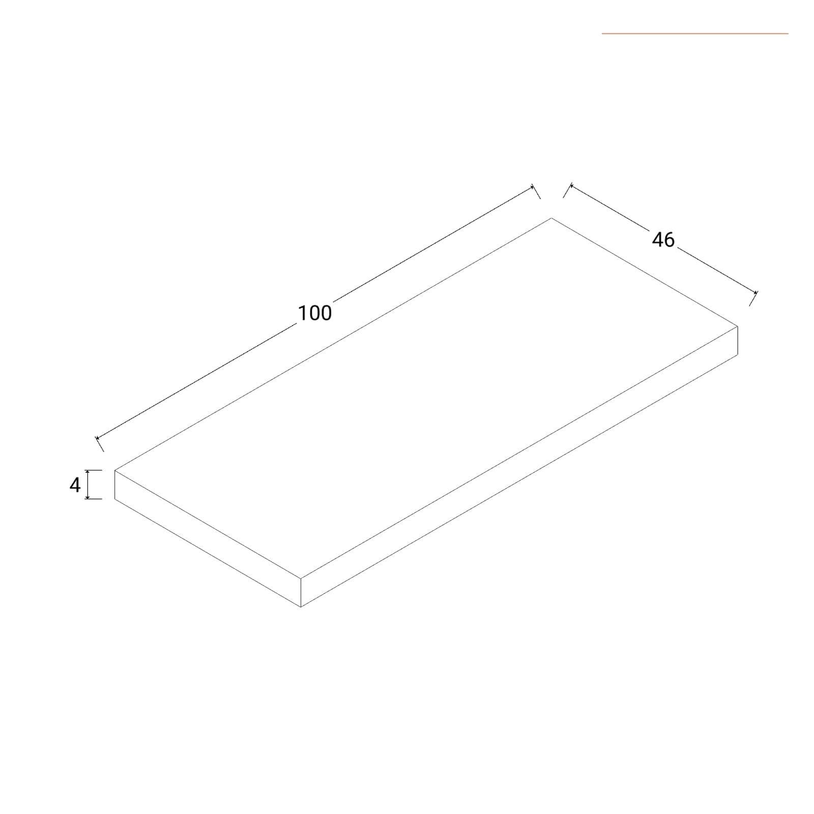 Mobile bagno sospeso 100 cm nero satinato con top rovere gold e specchio - Anami