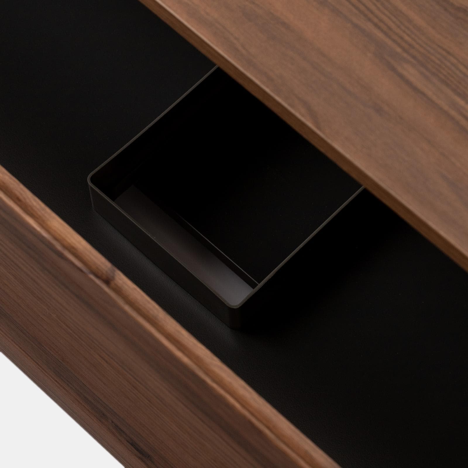 Mobile bagno sospeso 120 cm rovere deciso con top e specchio - Sleek
