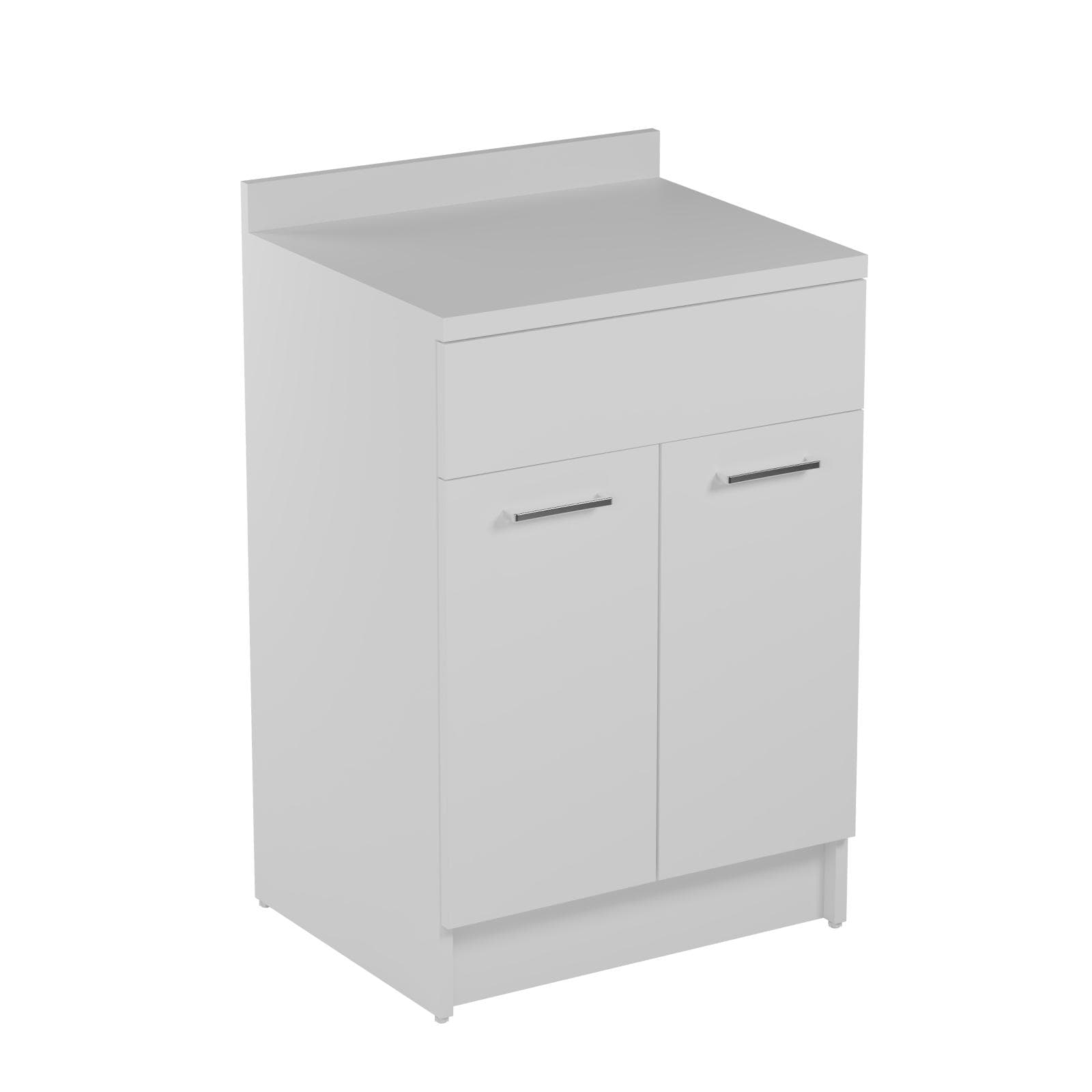 Mobile Colavene 60X50X86h cm 2 ante ripiano interno bianco opaco