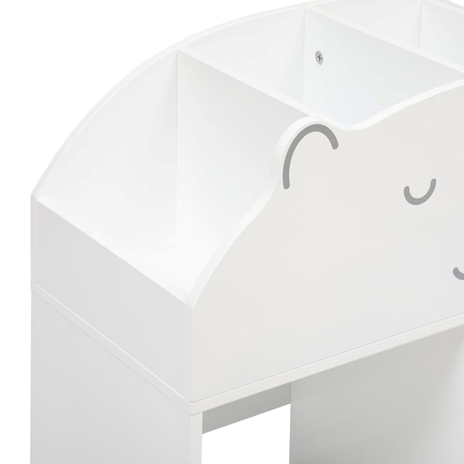 Mobile contenitore 56x64h cm in legno bianco - Kids