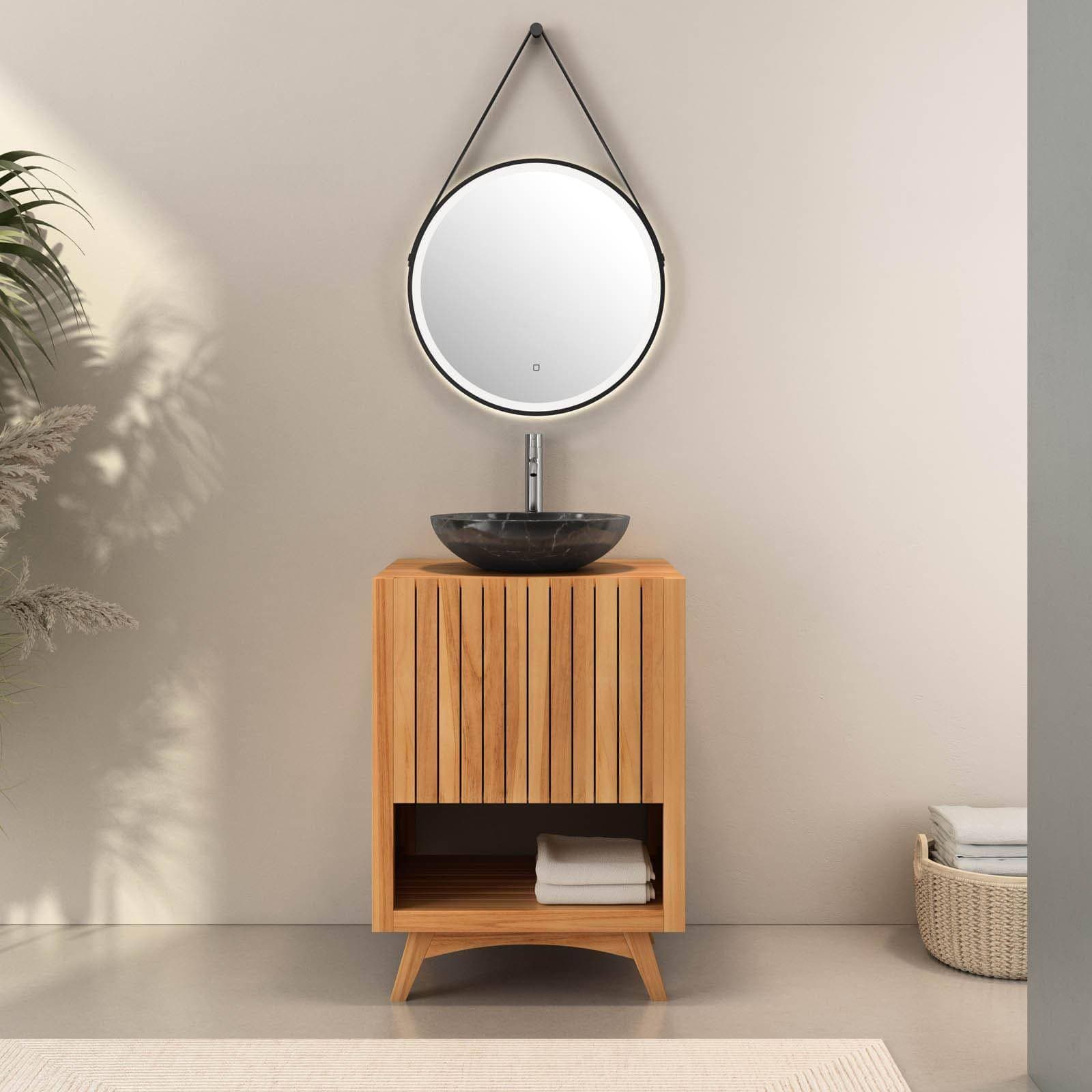 Mobile da bagno 60 cm in teak - Yanez