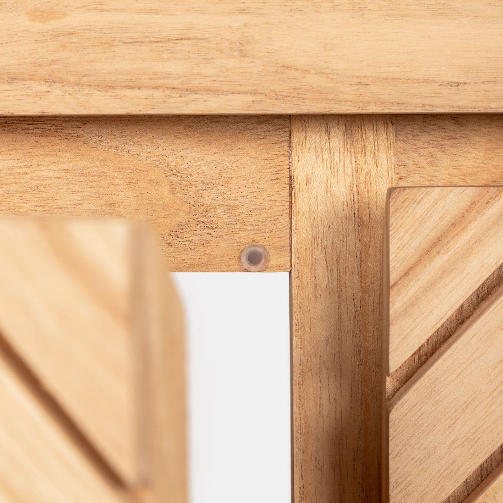 Mobile da bagno 80 cm con 2 ante in legno mindi - Botanica