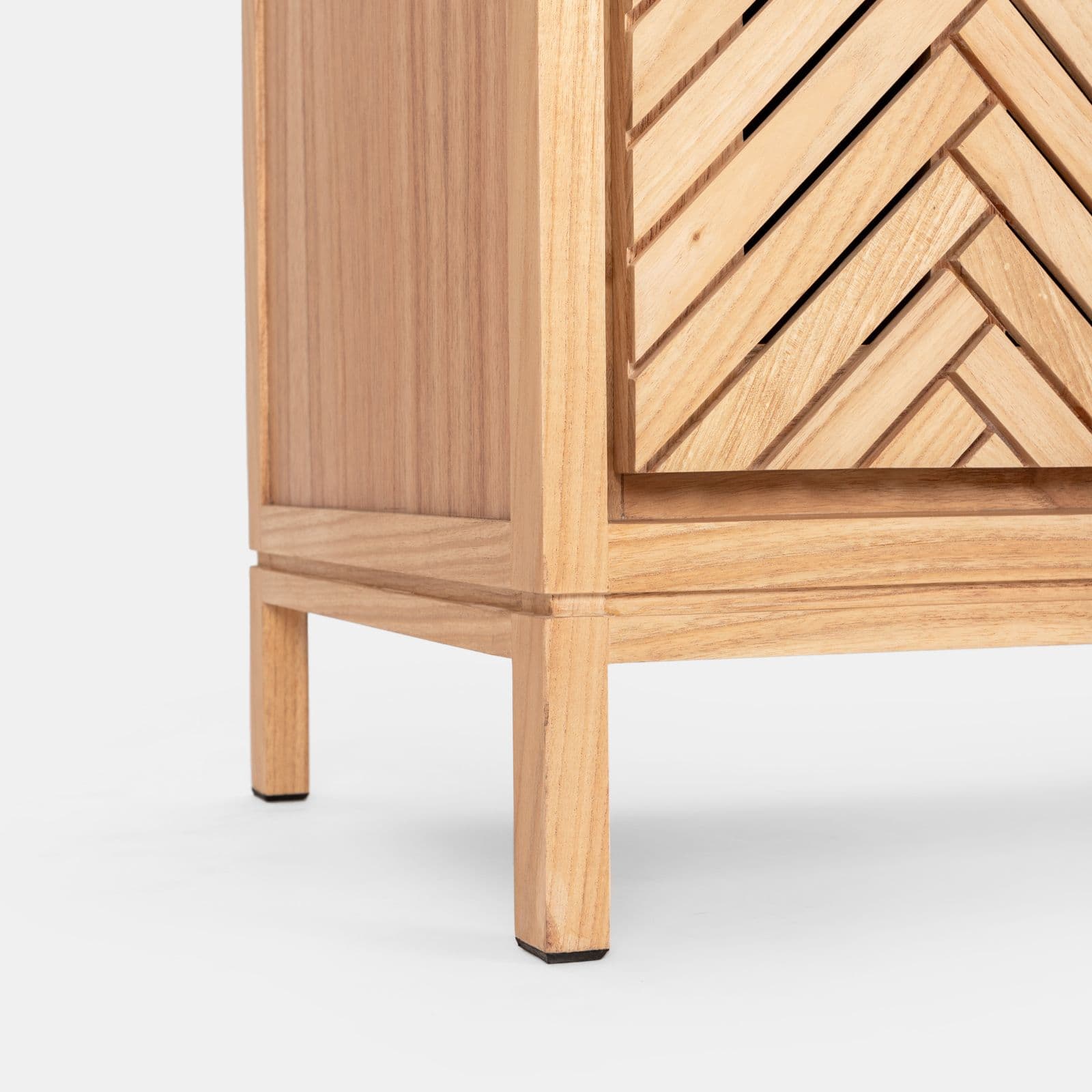 Mobile da bagno 80 cm con 2 ante in legno mindi - Botanica