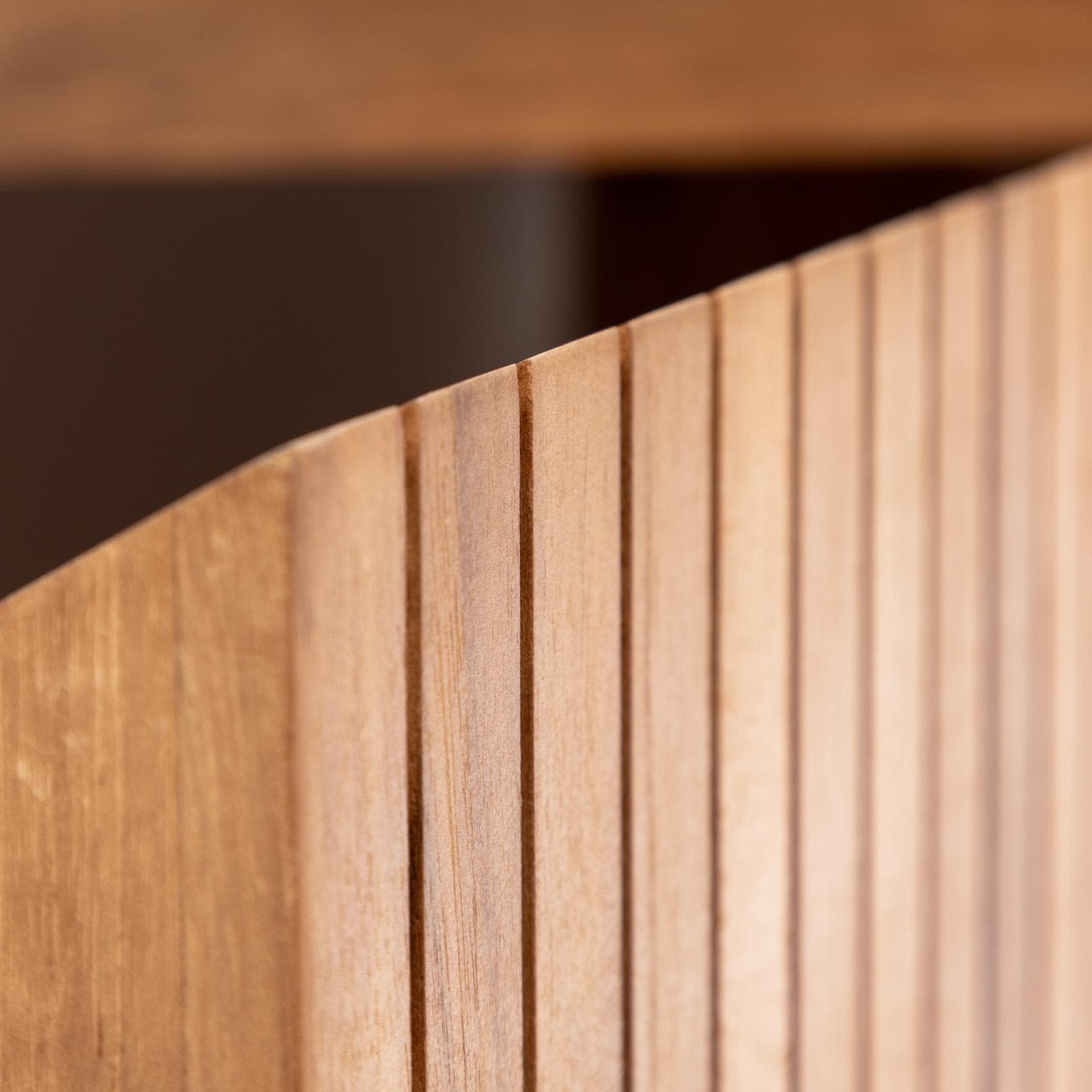 Mobile da bagno sospeso cannettato 60 cm profondo 50 cm in teak - Azul