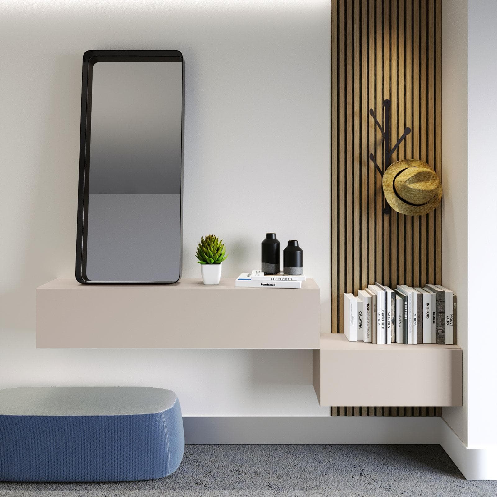 Mobile ingresso reversibile 207 cm cashmere - Clary