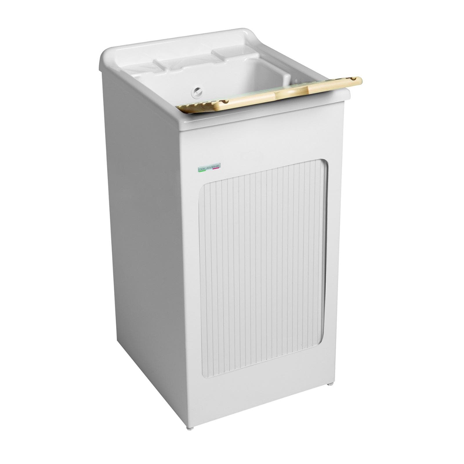 Mobile lavatoio Lavacril Colavene 45x50x87h cm con serranda laterale e vasca in ABS