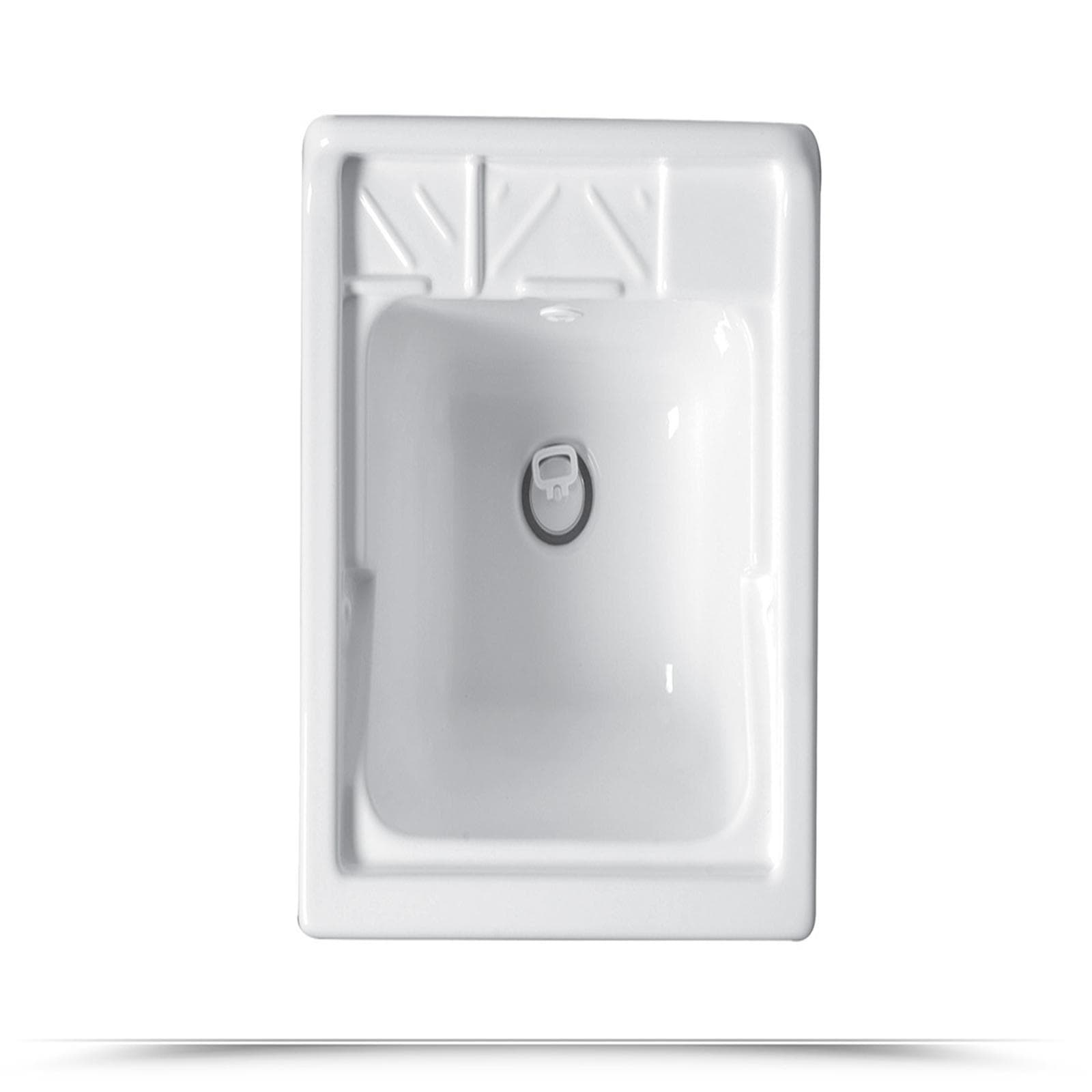 Mobile lavatoio Lavacril Colavene 45x50x87h cm con serranda laterale e vasca in ABS
