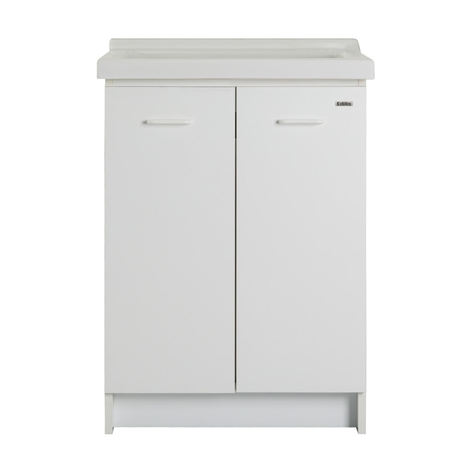Mobile lavatoio lavello ceramica 2 ante Acqua Edilla Montegrappa 63x50x87 cm