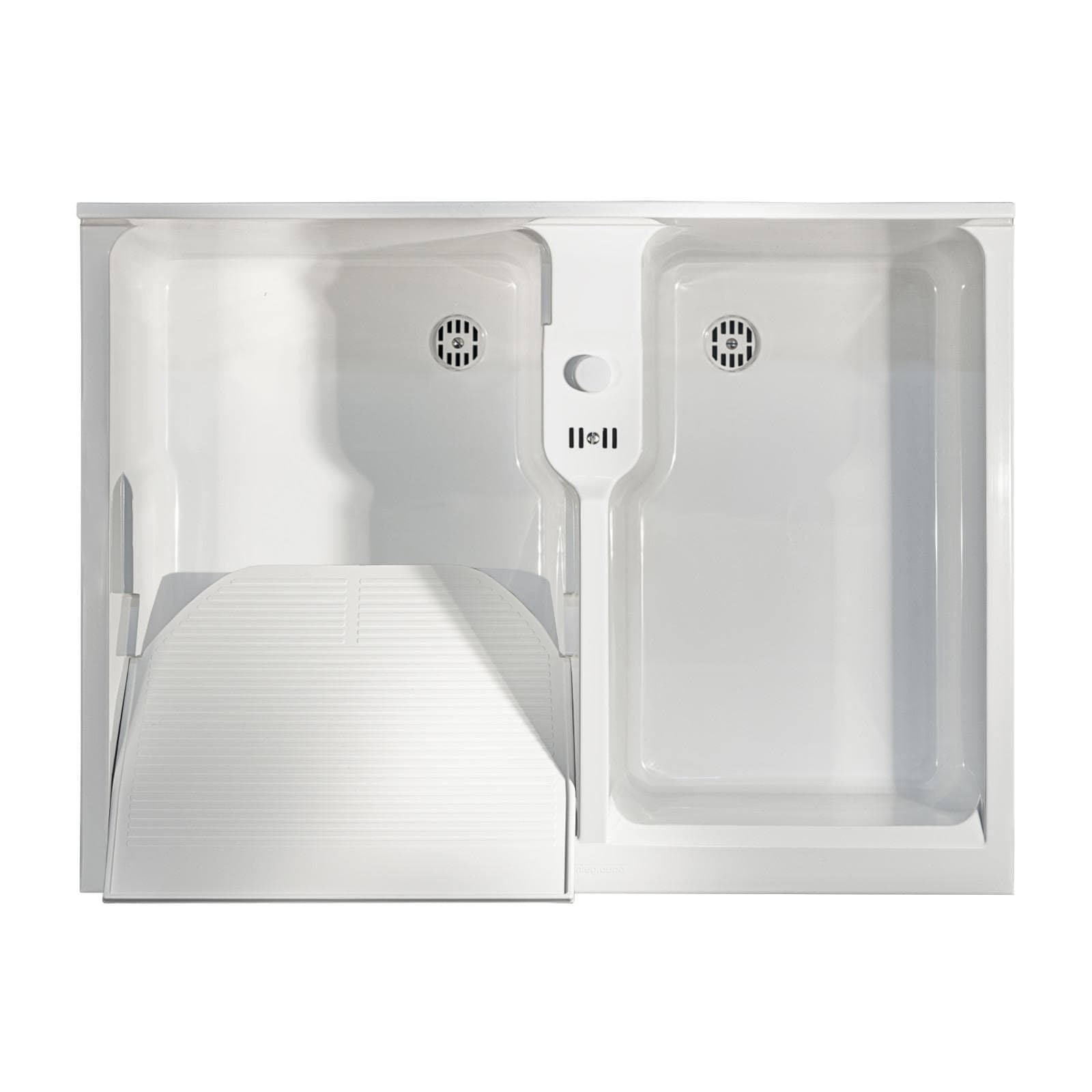 Mobile Montegrappa lavatoio linea Marella vasca termoplastica mobile doppia anta cm 80x60x85 h
