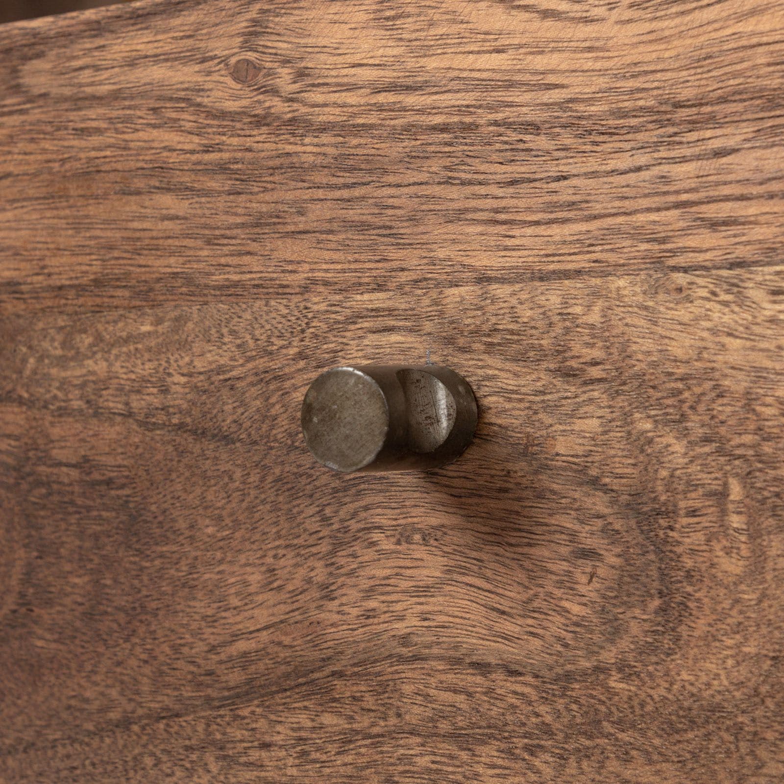 Porta tv 175x62h cm in legno di acacia con ante e cassetto - Freia Acacia