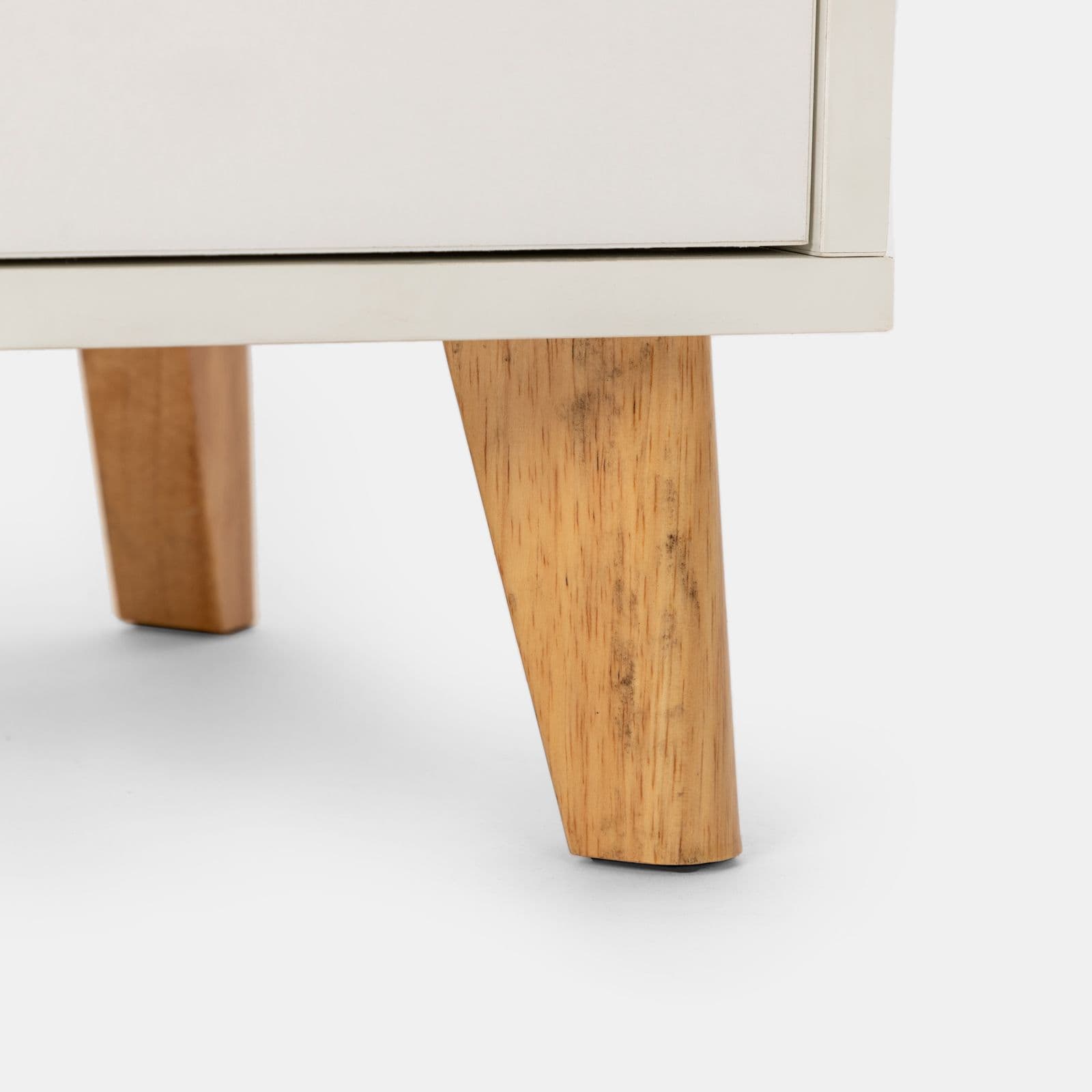 Mobile porta tv 186x42h cm in legno bianco lucido con 3 ante e 2 cassetti - Zylar
