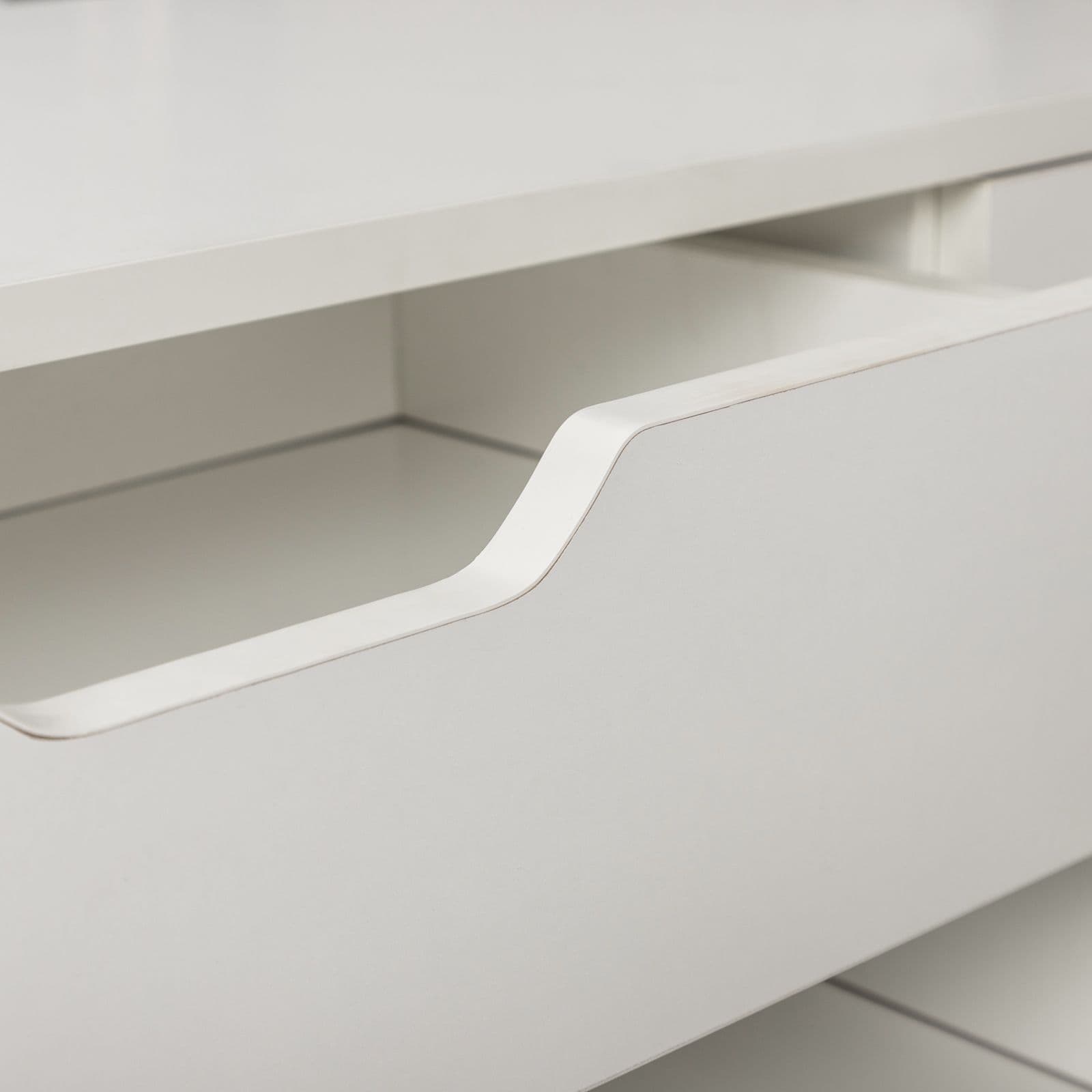 Mobile porta tv 186x42h cm in legno bianco lucido con 3 ante e 2 cassetti - Zylar