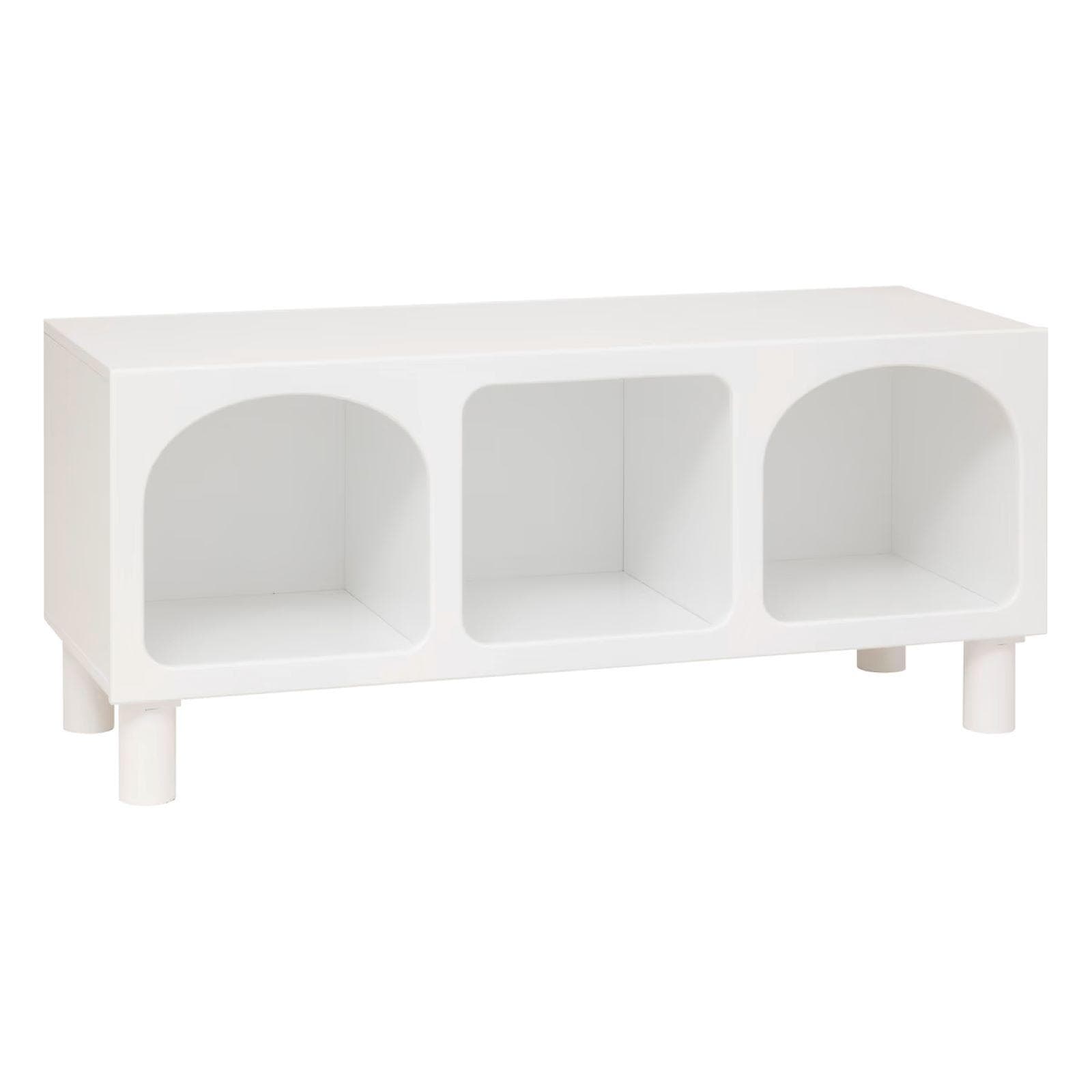 Mobile porta tv 90x40h cm in legno bianco - Inary