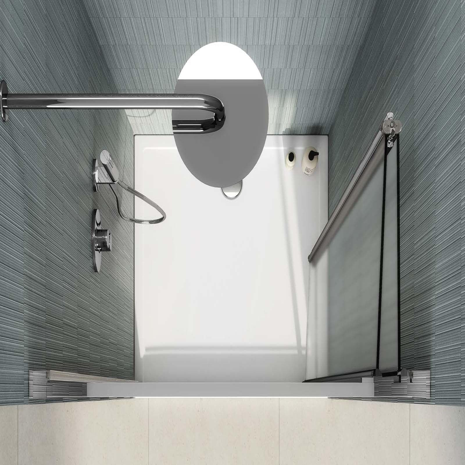 Nicchia doccia 70 cm a soffietto opaco 195h - Sofy