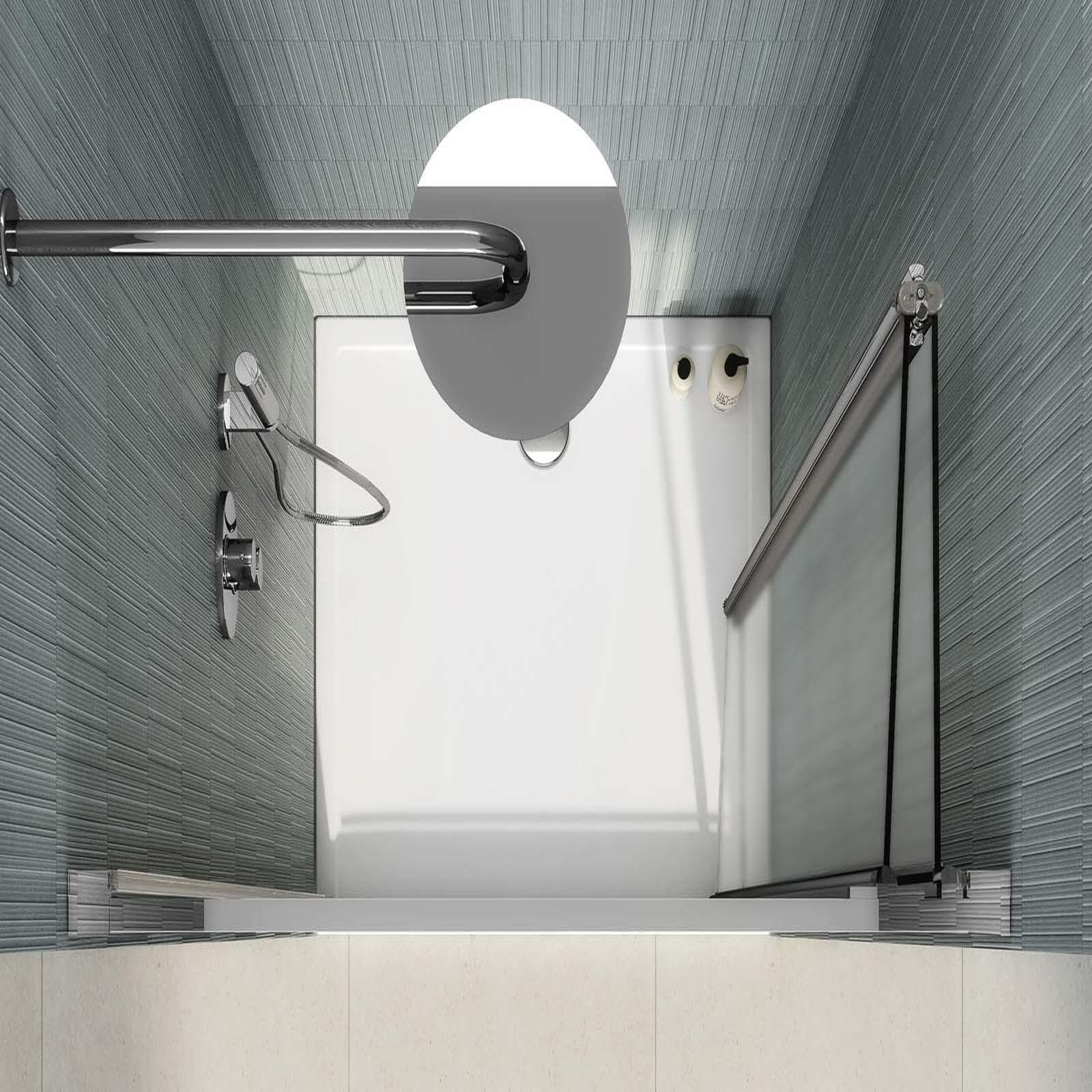 Nicchia doccia 75 cm a soffietto opaco 195h - Sofy