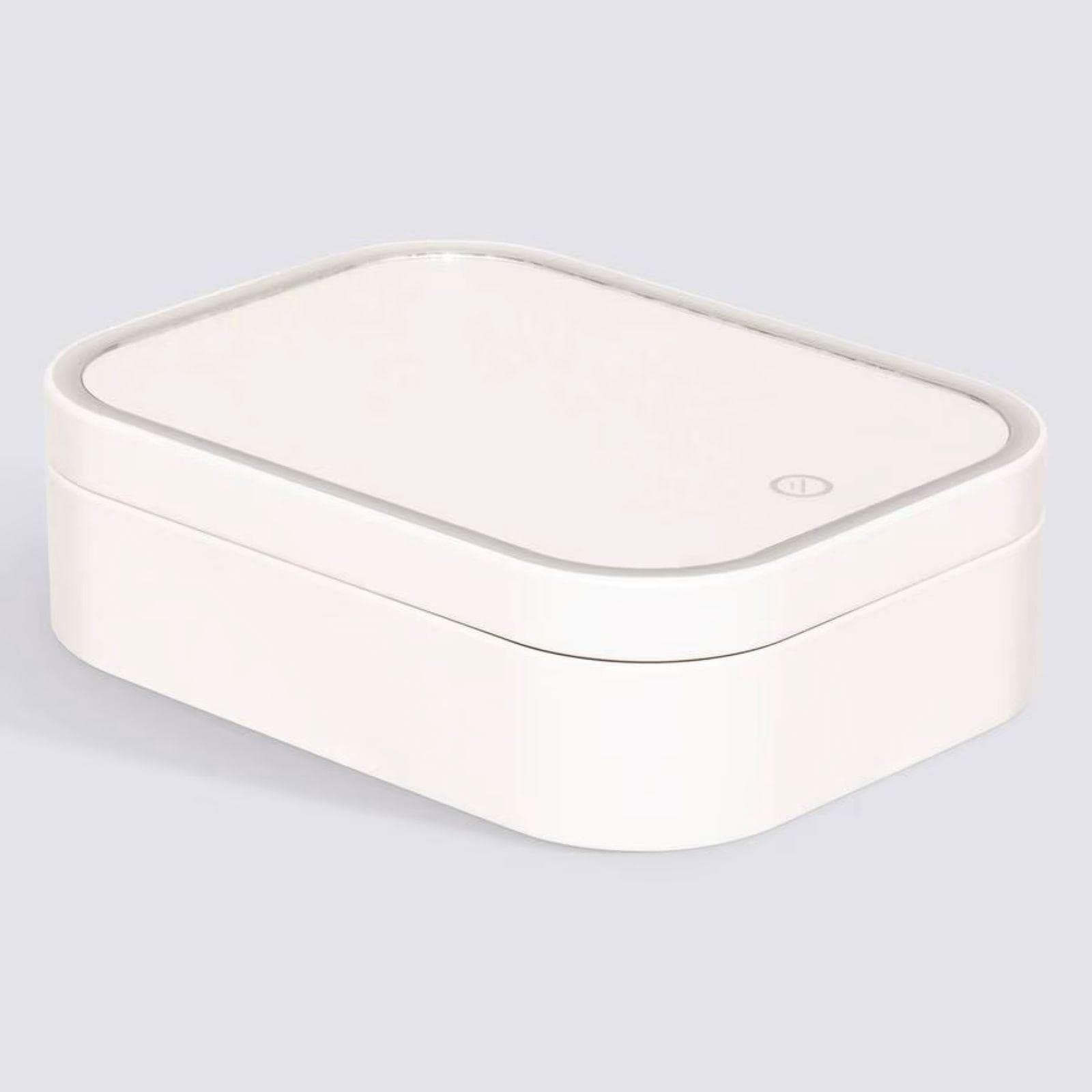 Organizer 20x15 cm bianco con specchio led touch