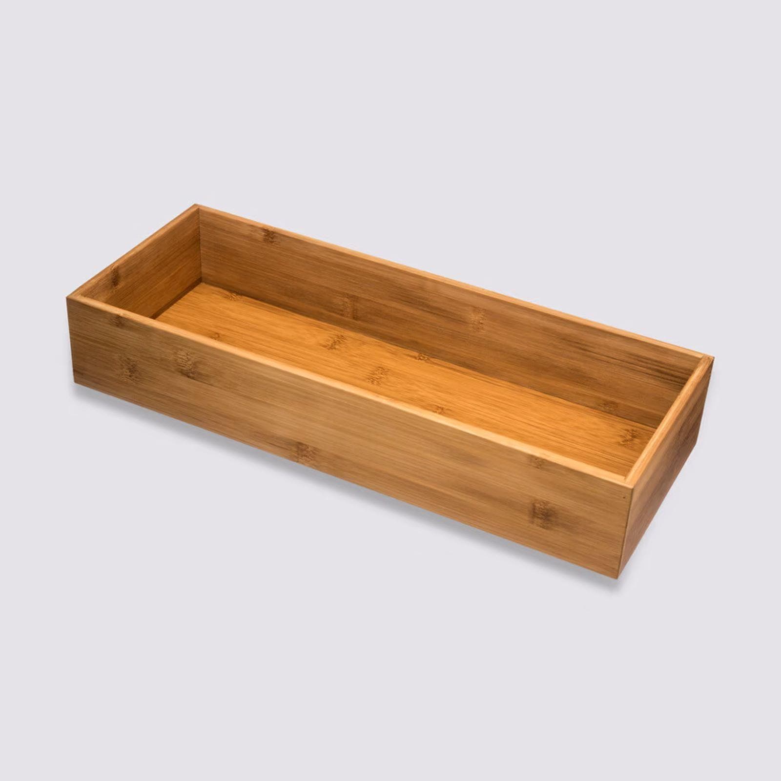 Organizer 38x15 cm in legno di bambù naturale - Ethel