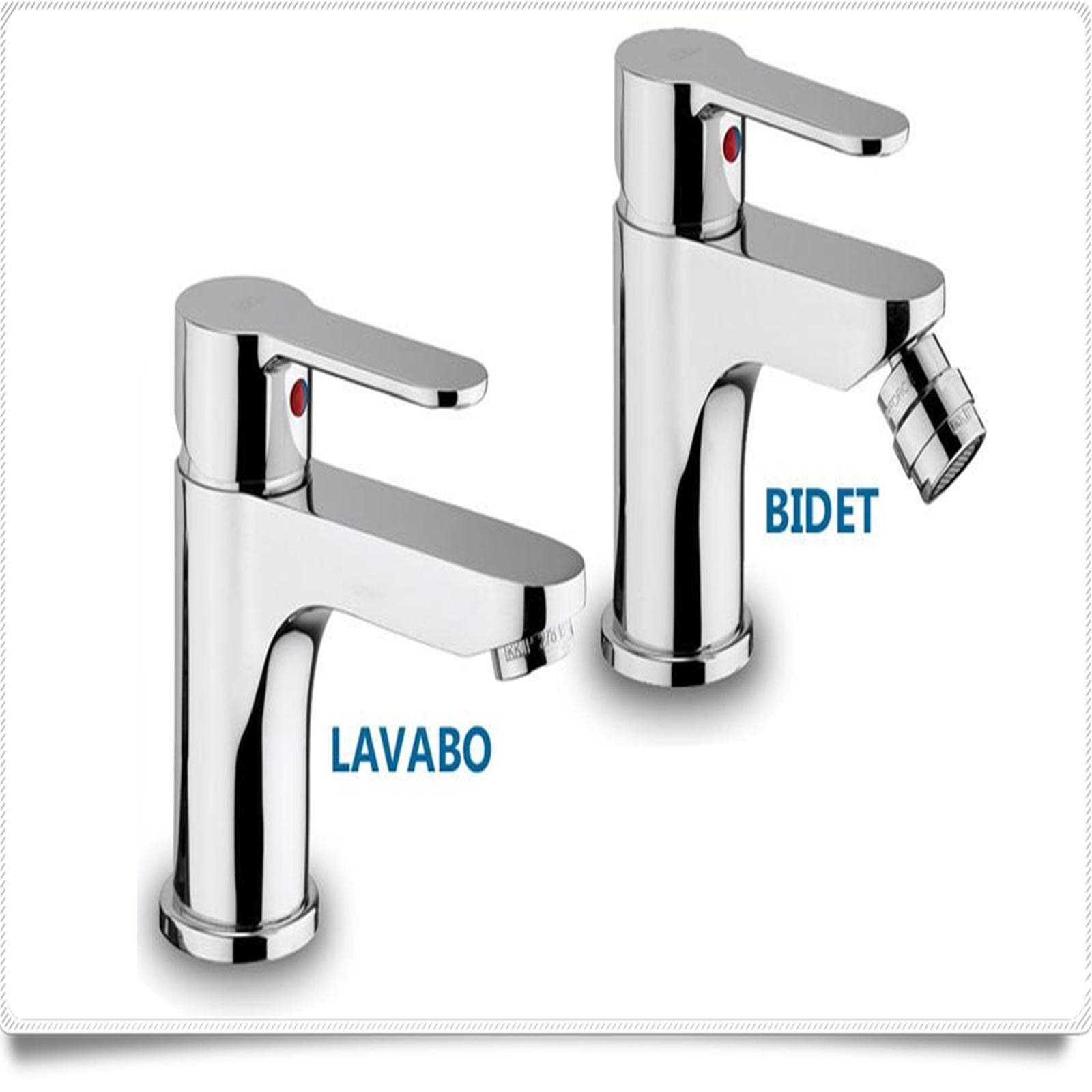 Paffoni "blu" miscelatori lavabo e bidet con piletta di scarico