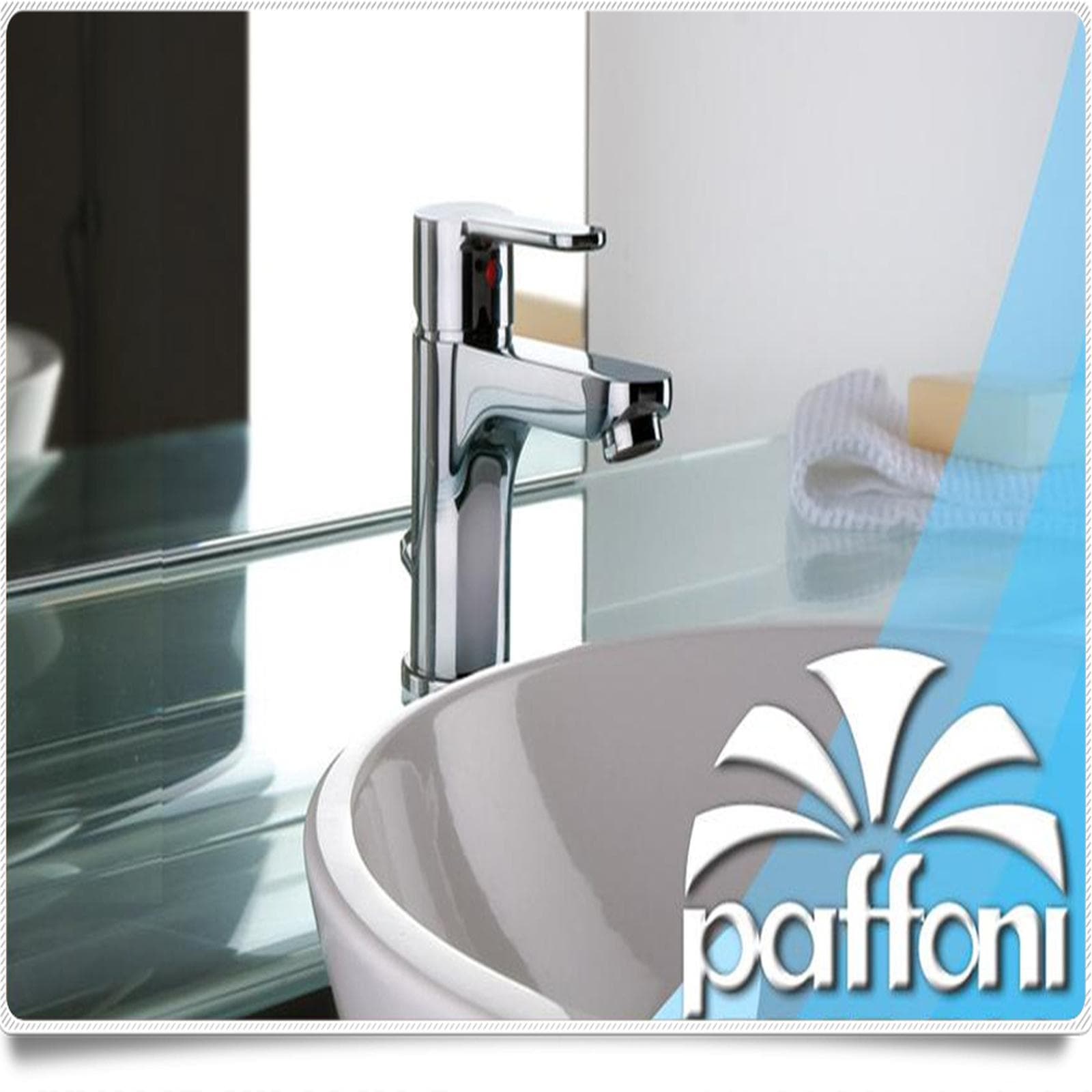 Paffoni "blu" miscelatori lavabo e bidet con piletta di scarico
