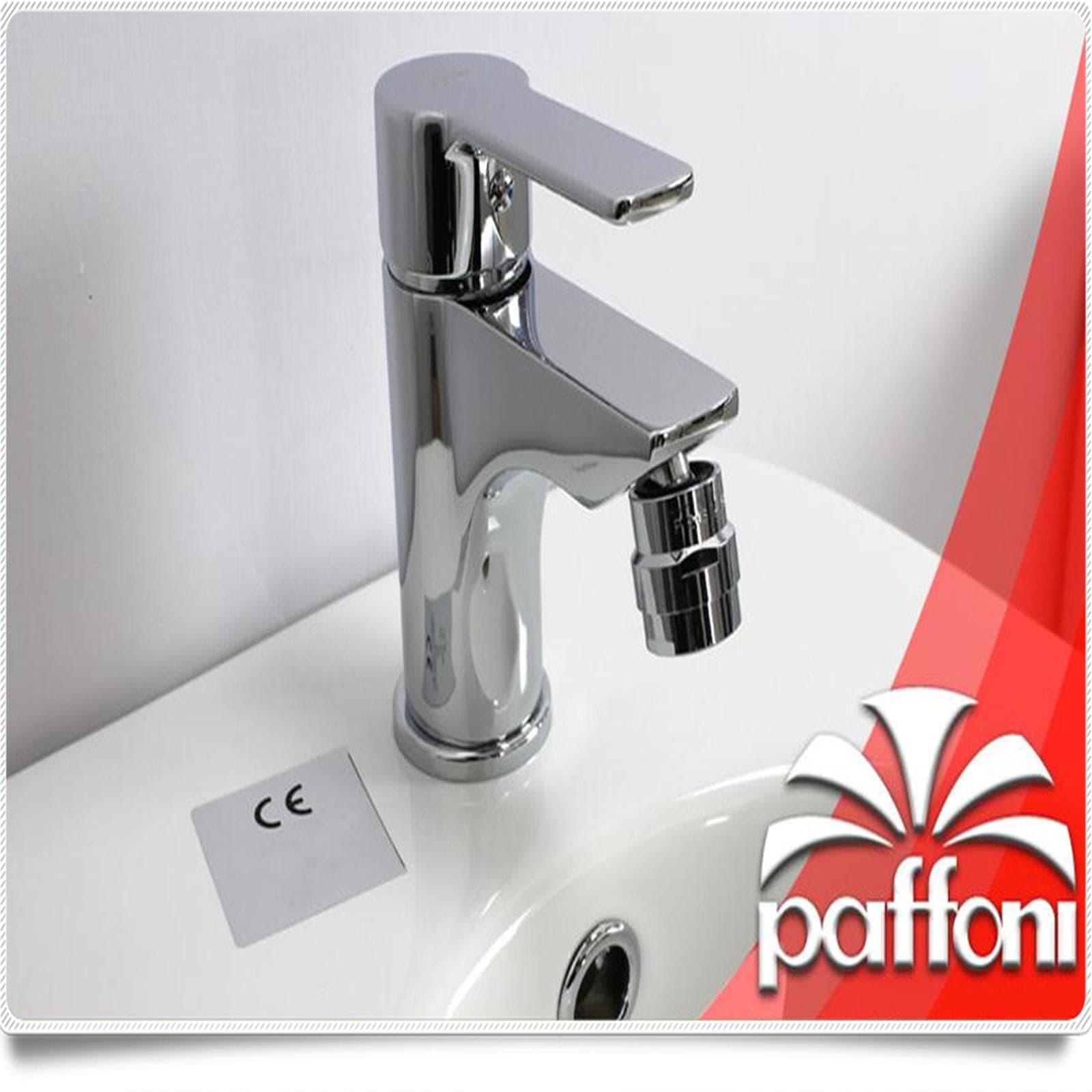 Miscelatore bidet con scarico automatico cromato - Red di Paffoni