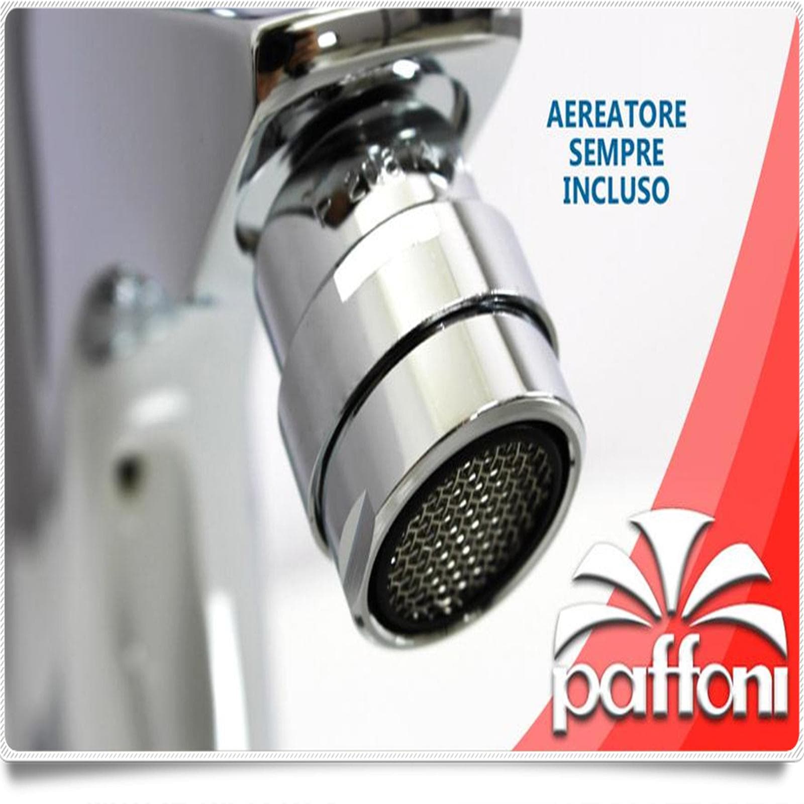 Miscelatore bidet con scarico automatico cromato - Red di Paffoni