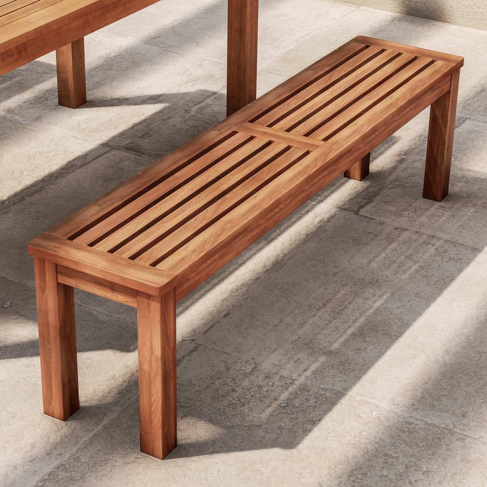 Panca da giardino in legno di acacia 160 cm - Paja
