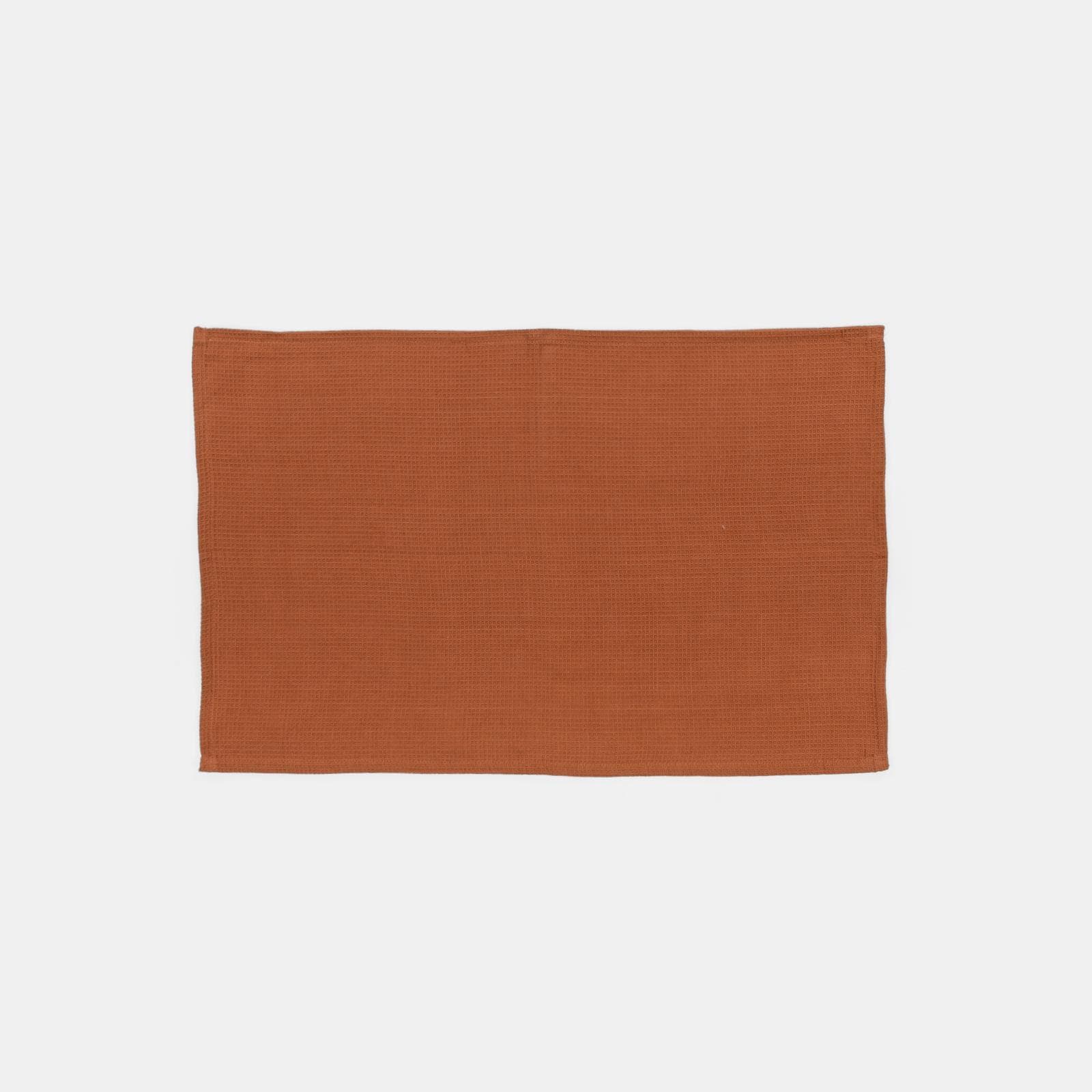 Panno da cucina 70x45 cm in cotone color mattone