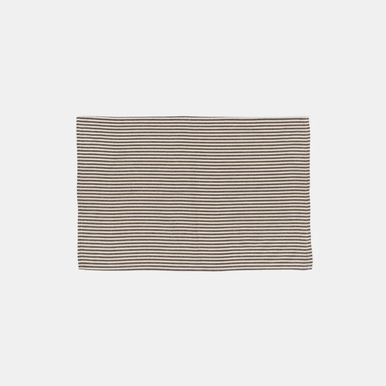 Panno da cucina 70x45cm in cotone blu a righe