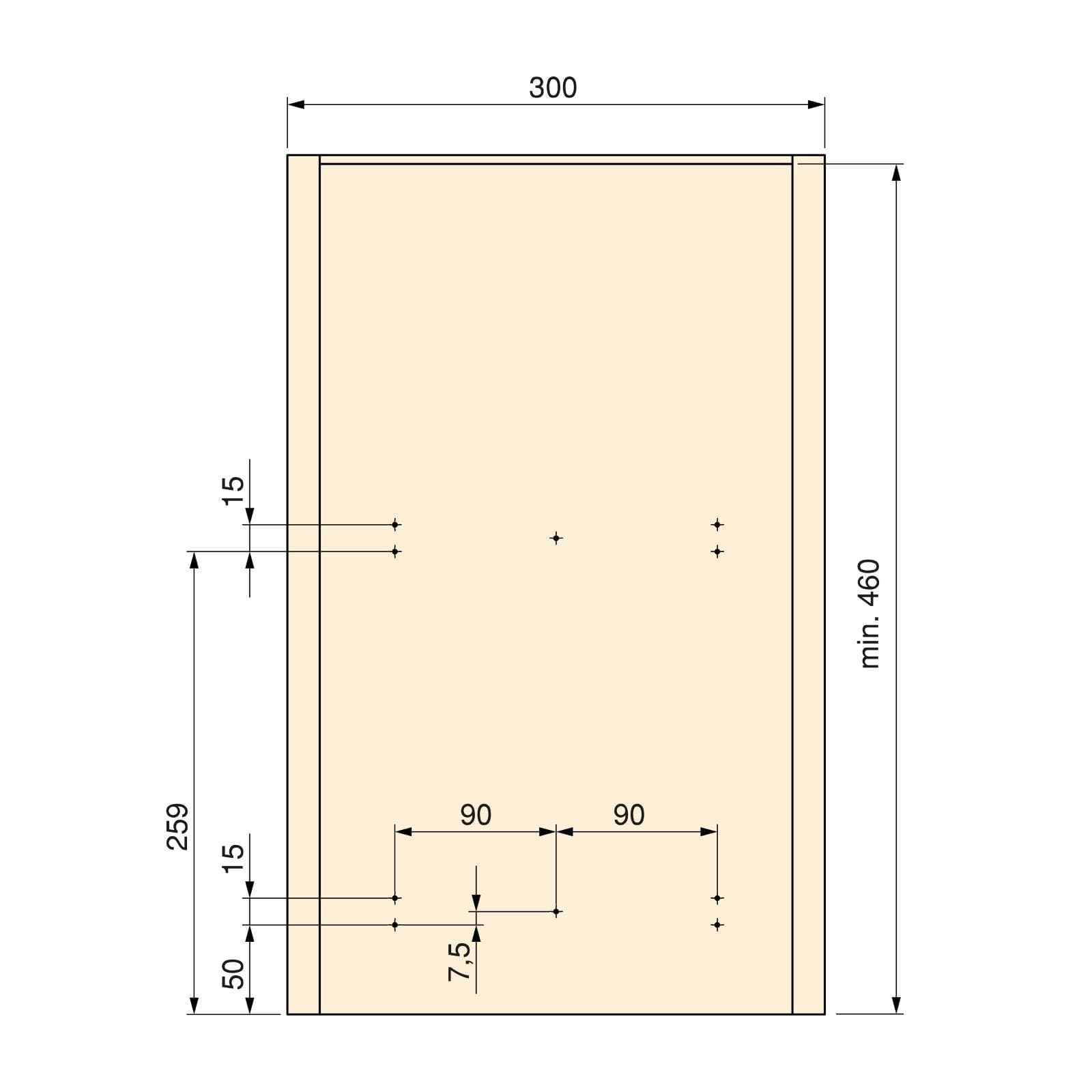 Pattumiera estraibile 26x53h cm con 1 bidone per raccolta differenziata antracite - Binny