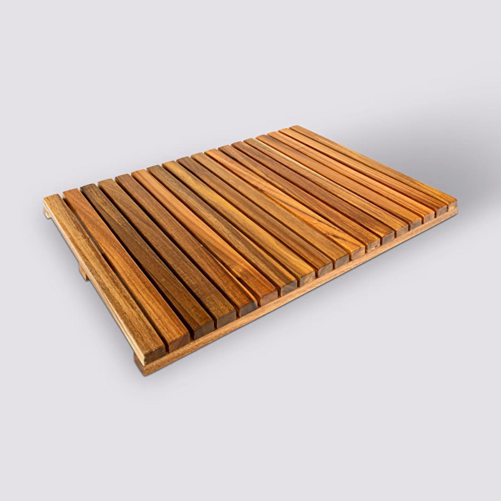 Pedana doccia 53x36 cm in legno di acacia naturale antiscivolo