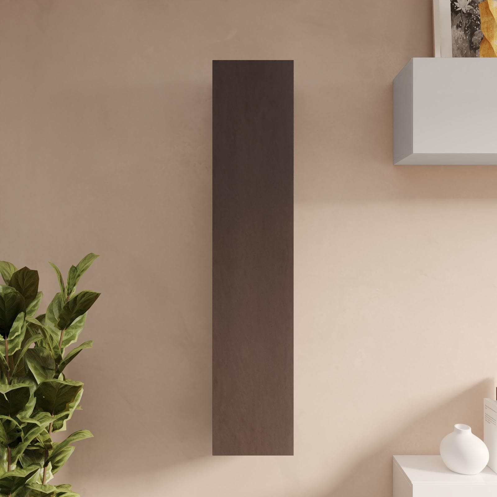 Pensile 28x138h cm bronzo con anta reversibile - Clary