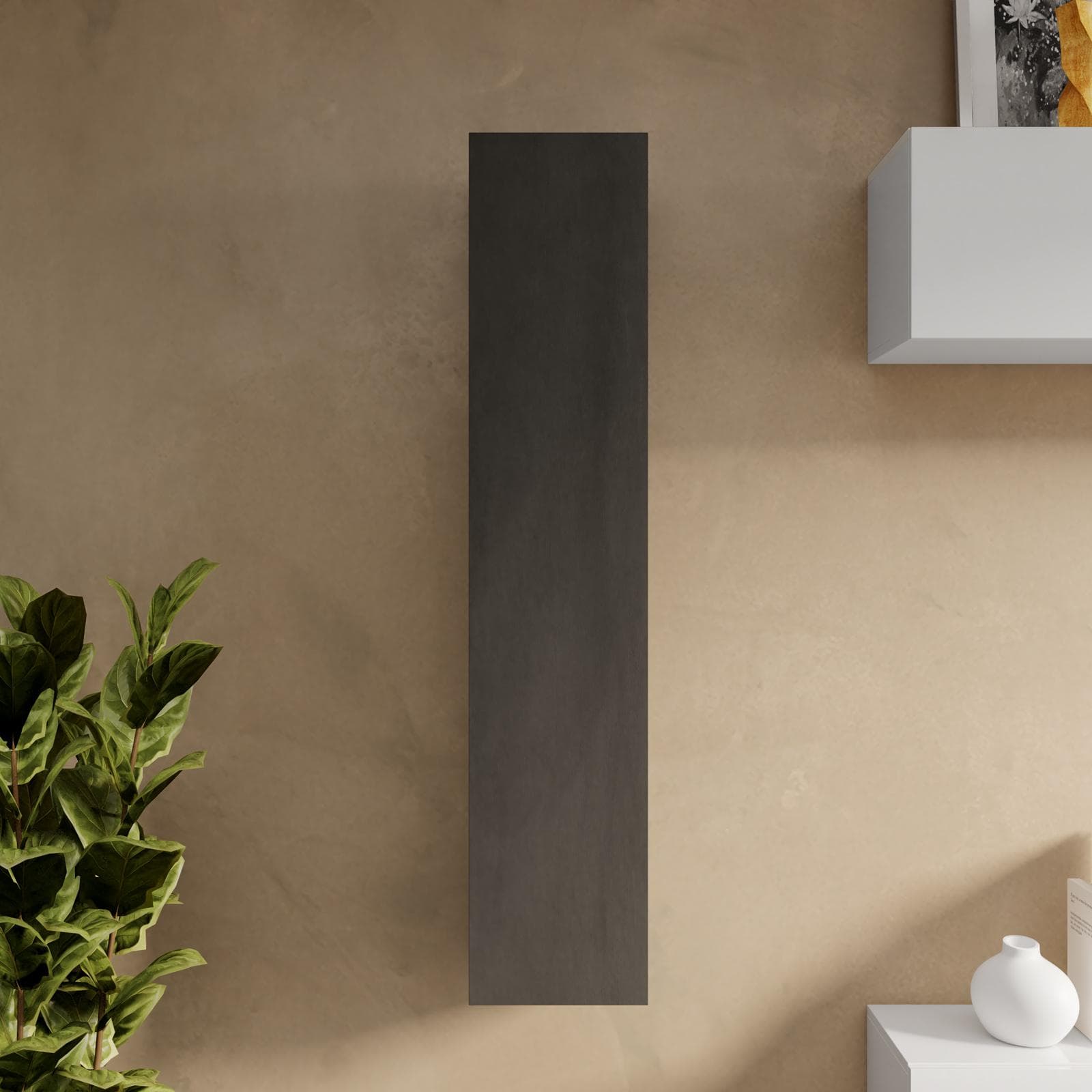 Pensile 28x138h cm lava con anta reversibile - Clary