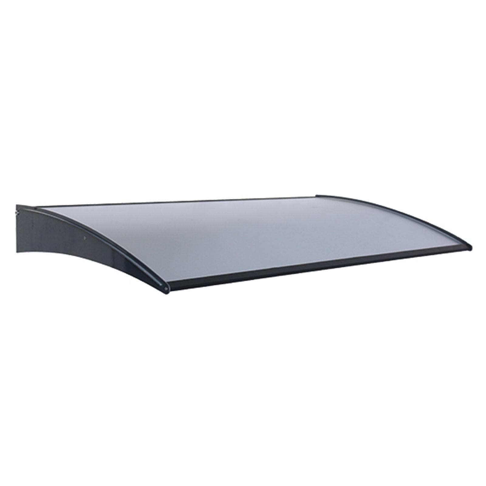 Pensilina 140x75 cm in alluminio antracite