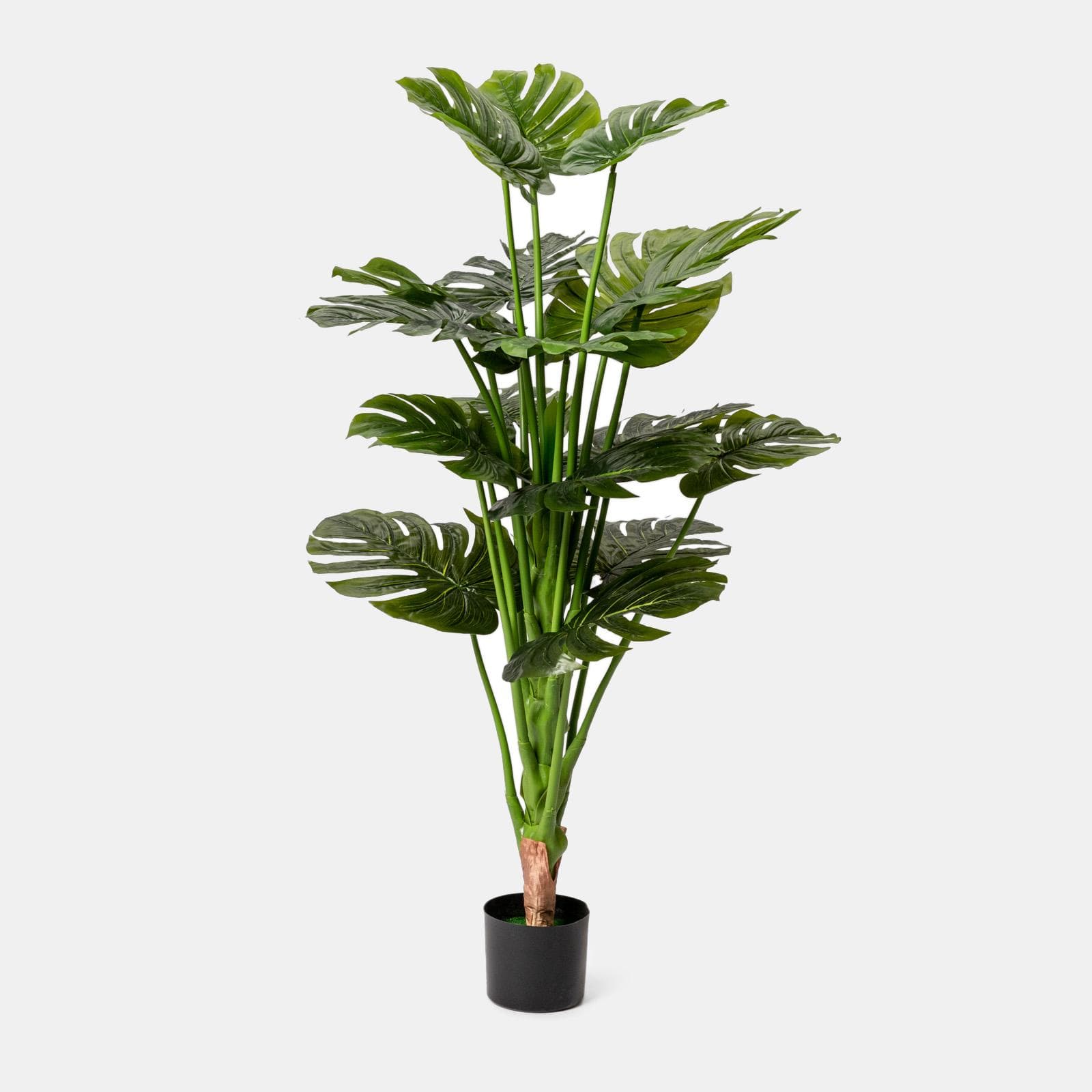 Pianta artificiale di monstera deliziosa 130h cm con vaso