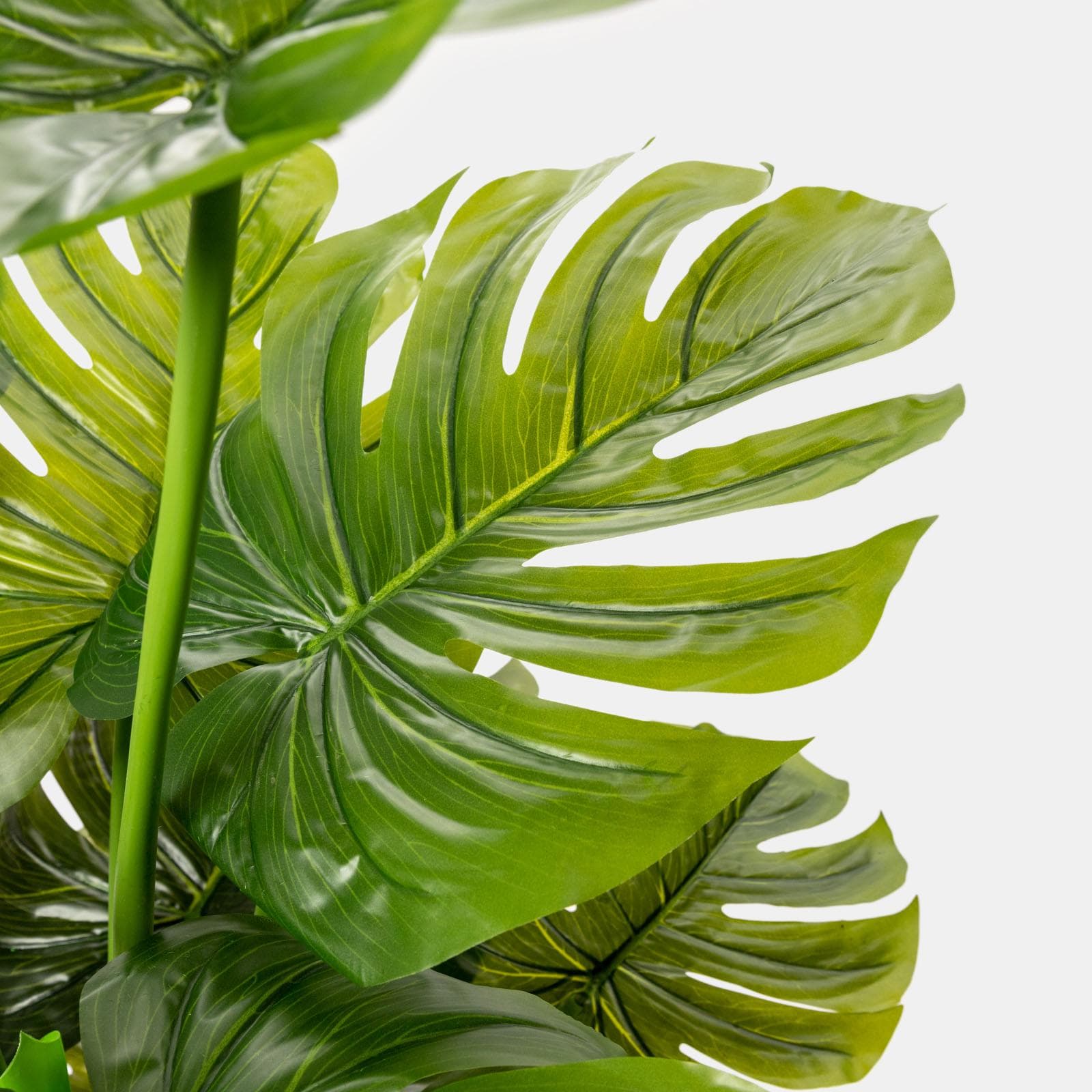 Pianta artificiale di monstera deliziosa 130h cm con vaso