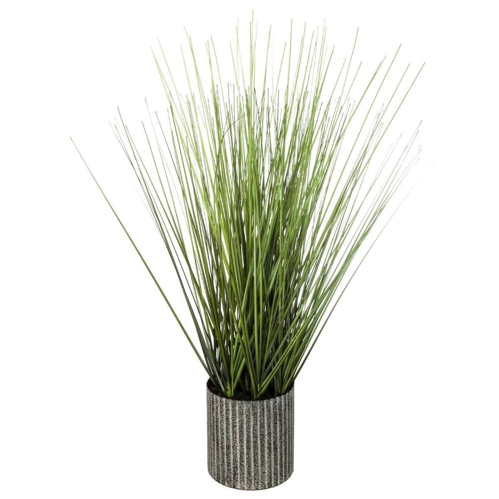 Pianta artificiale mazzo di erba 45h cm in vaso