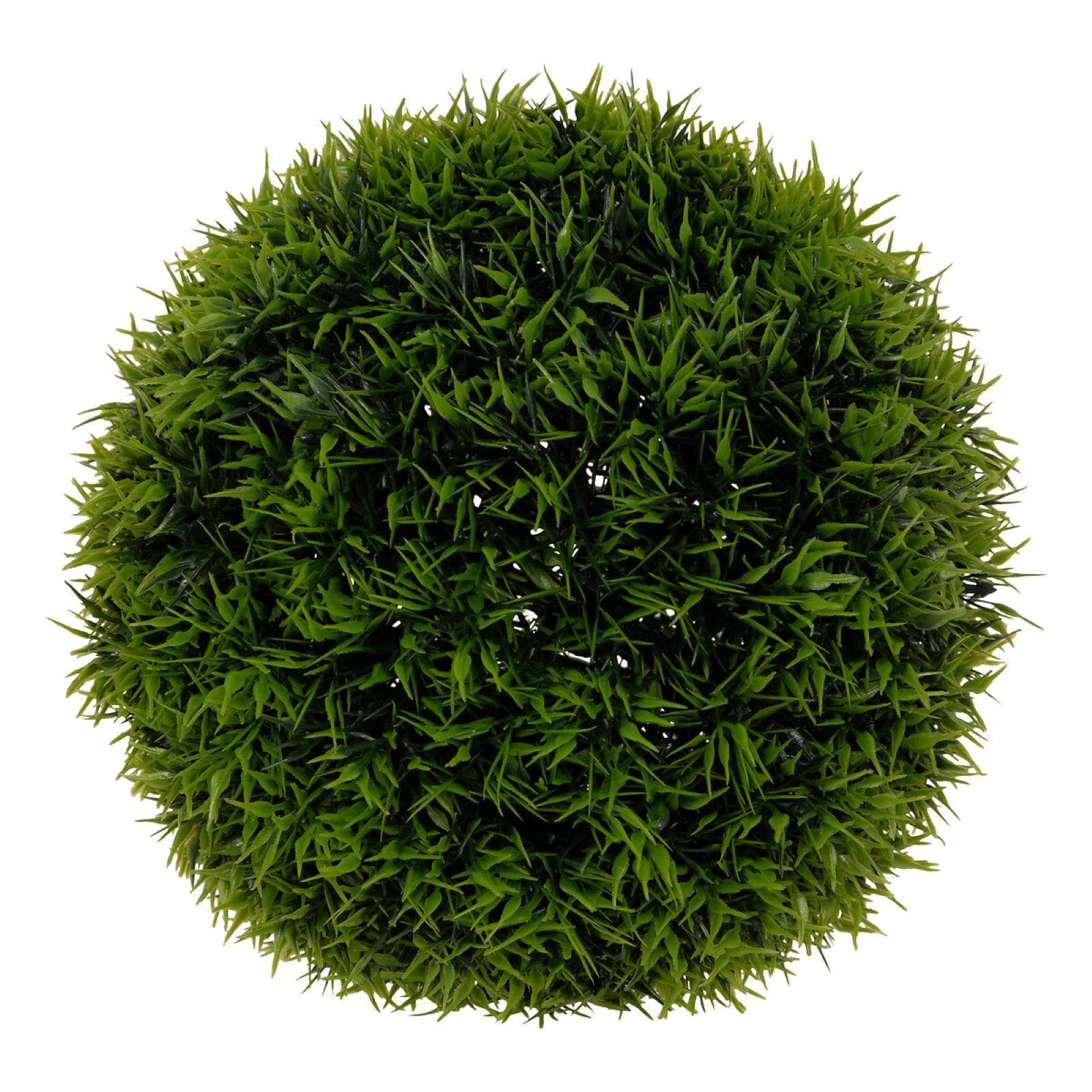 Pianta artificiale rotonda 18 cm erba a forma di sfera