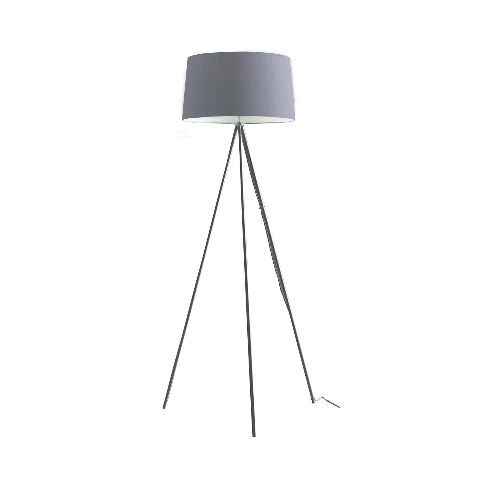Piantana 155h cm in metallo grigio