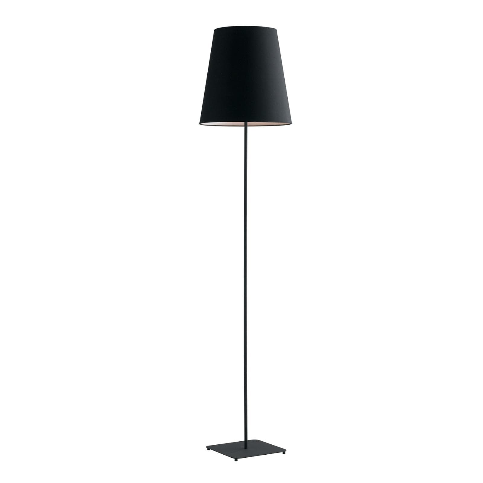 Piantana 34x155 cm in metallo nero