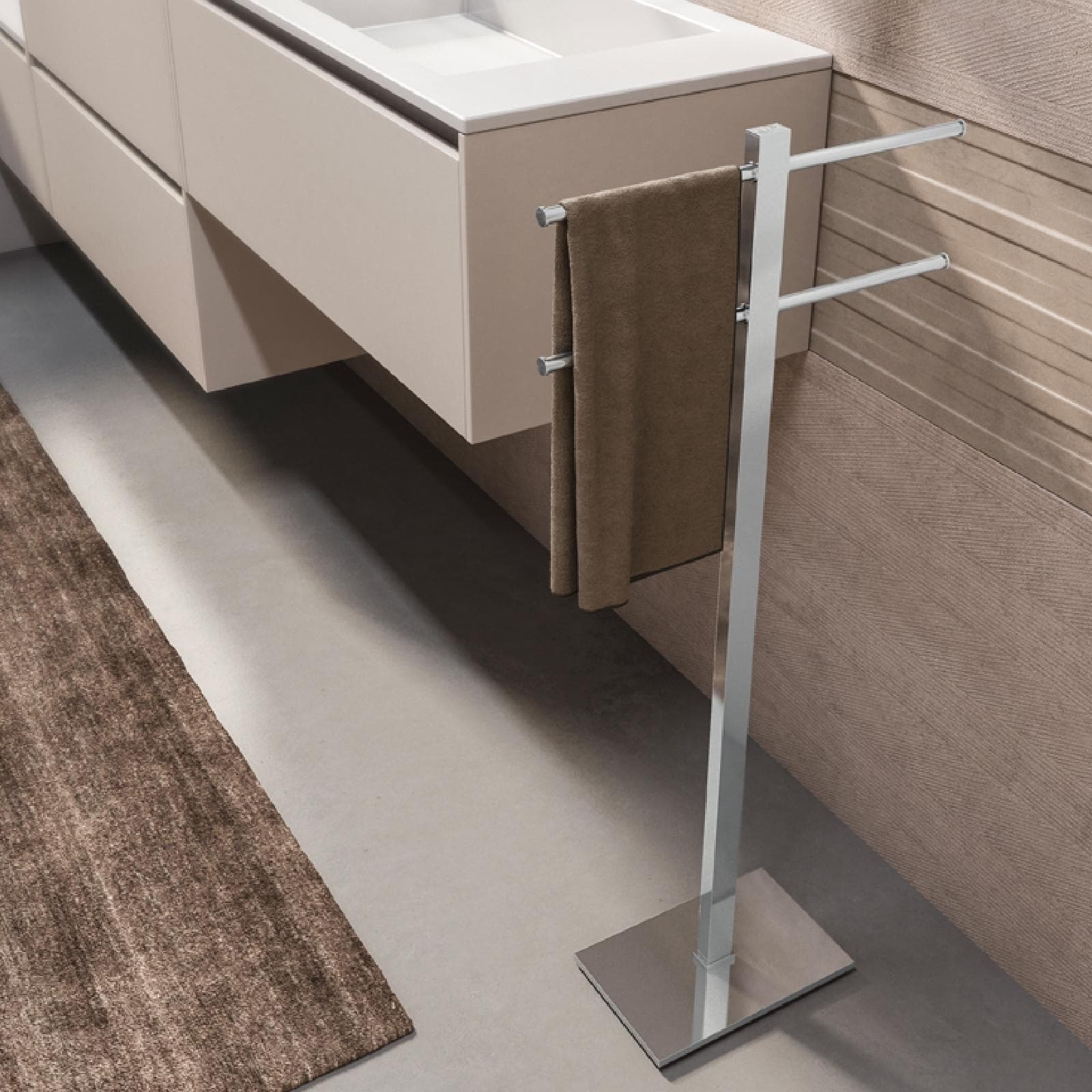 Piantana portasalviette in acciaio inox - Tobia di Gedy