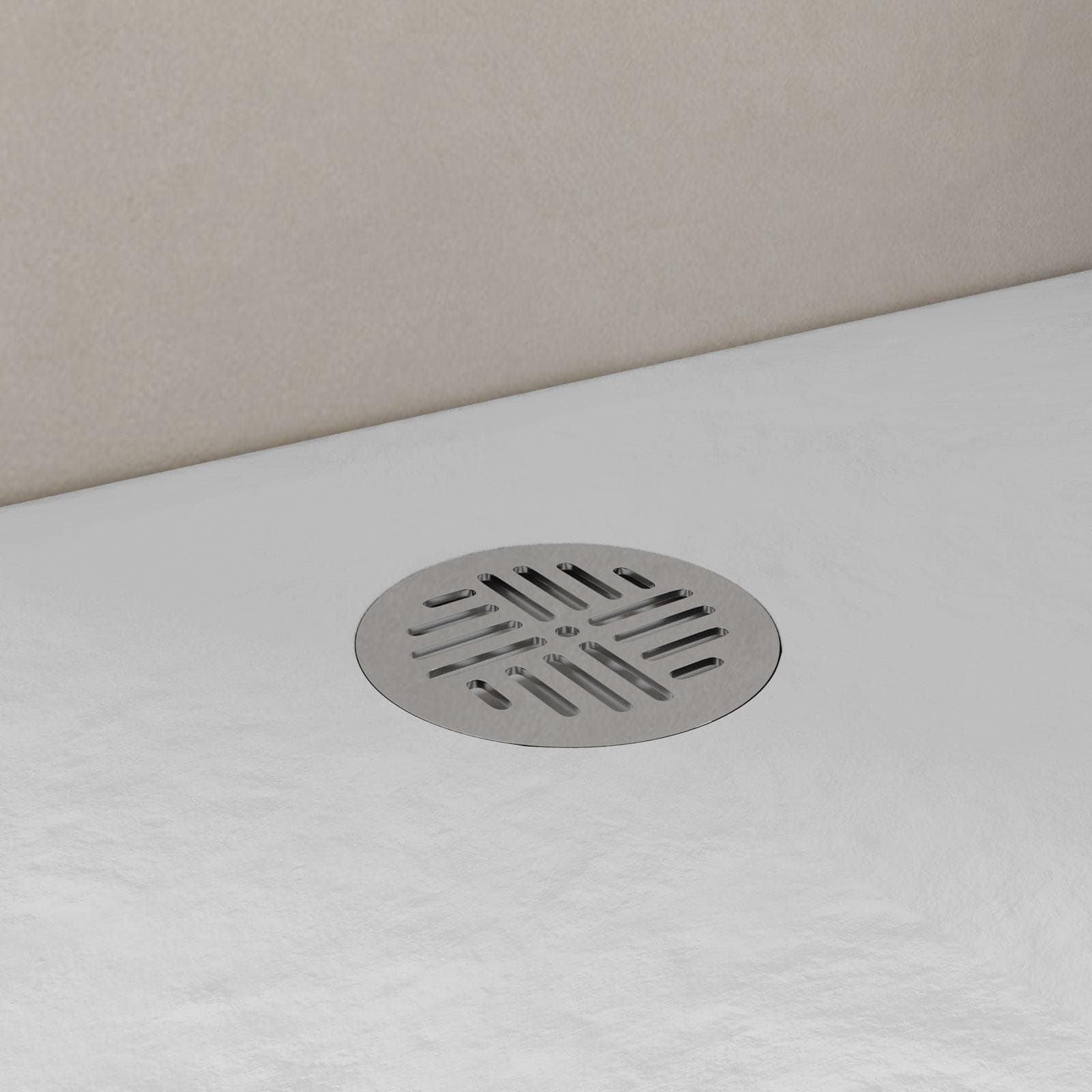 Piatto doccia 80x100x2h cm ultraslim in mineralmarmo bianco effetto pietra con copripiletta doubleface- Air