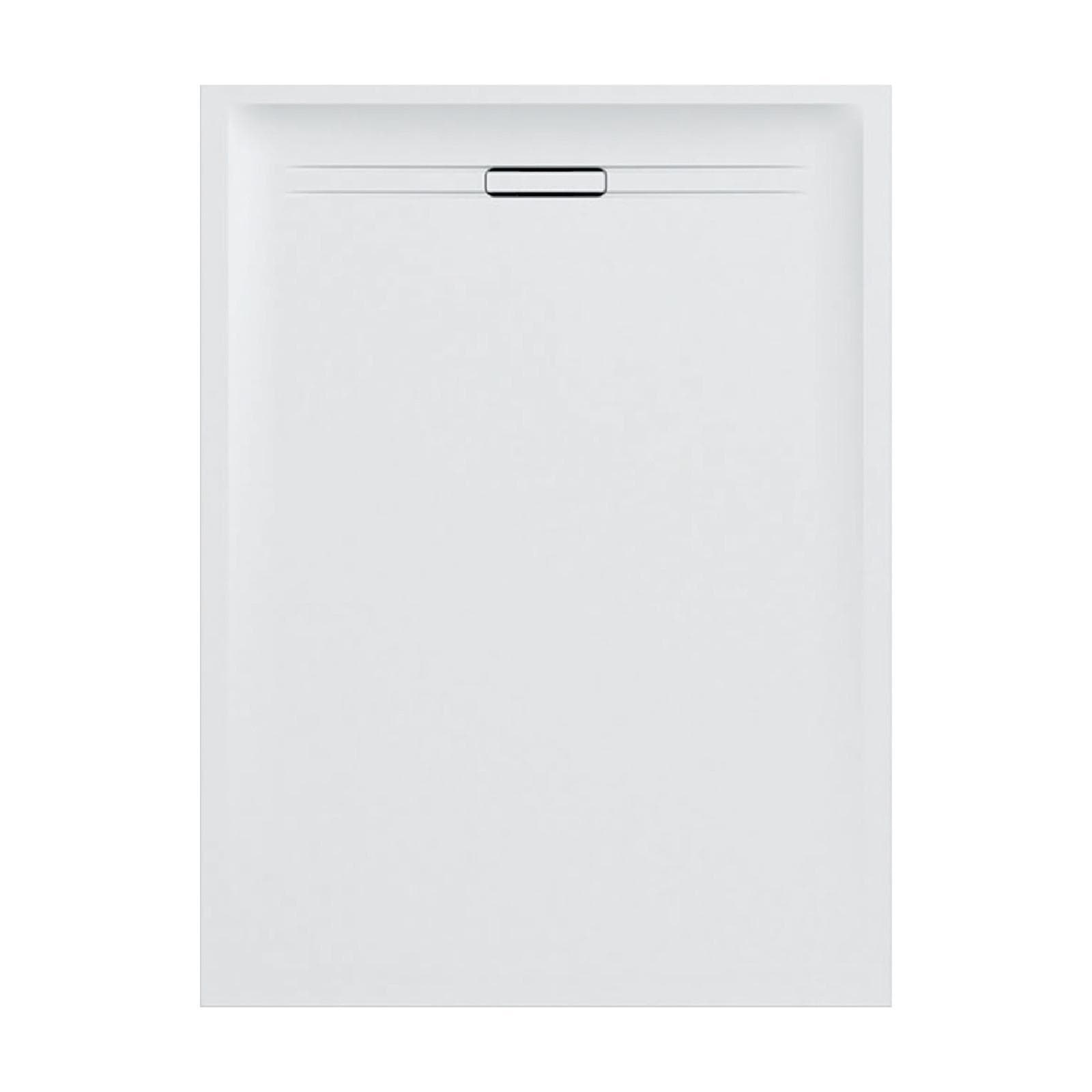 Piatto doccia 80x120 effetto pietra bianco Serie Sestra - Geberit