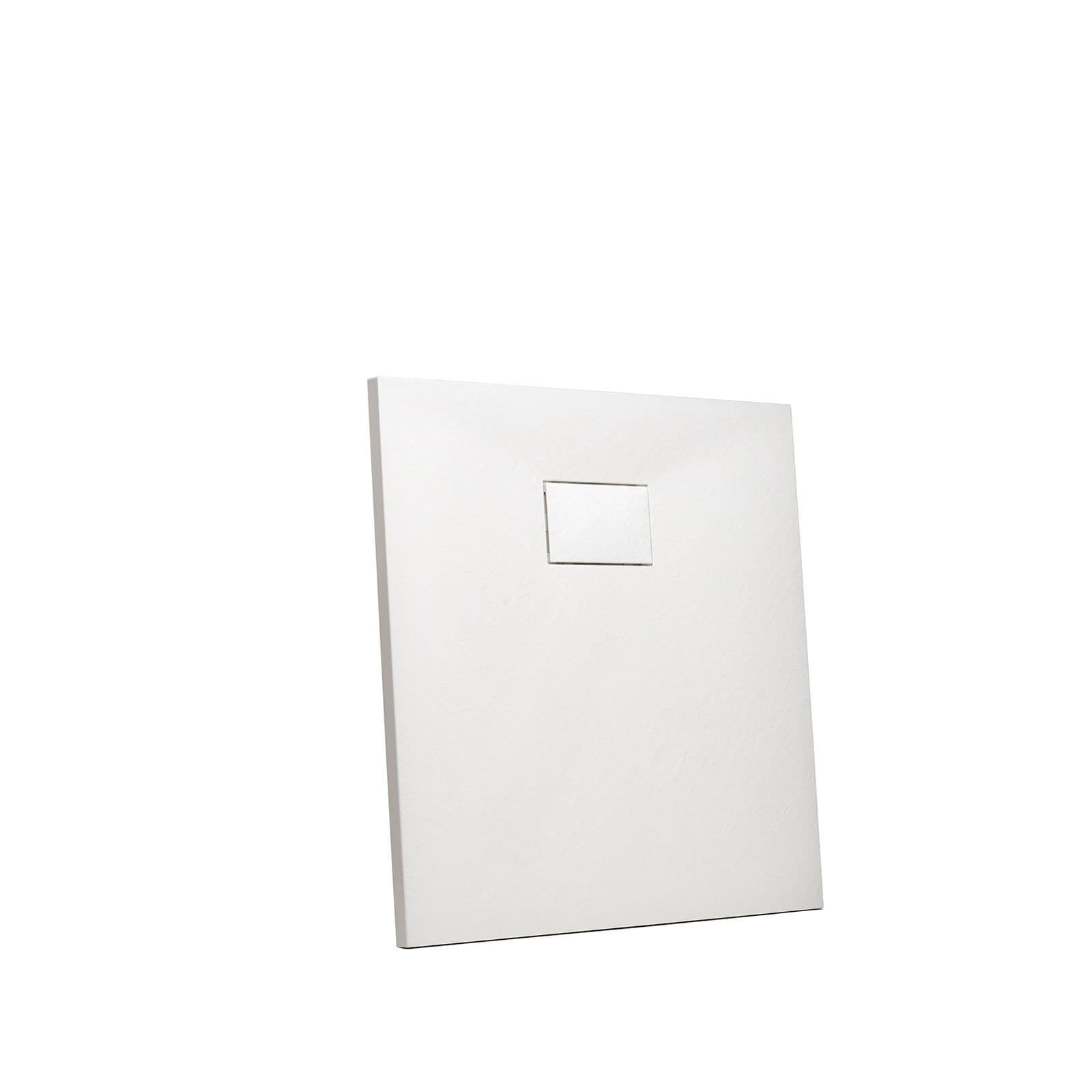 Piatto doccia 90x80 cm ultraslim riducibile bianco effetto pietra - Rok