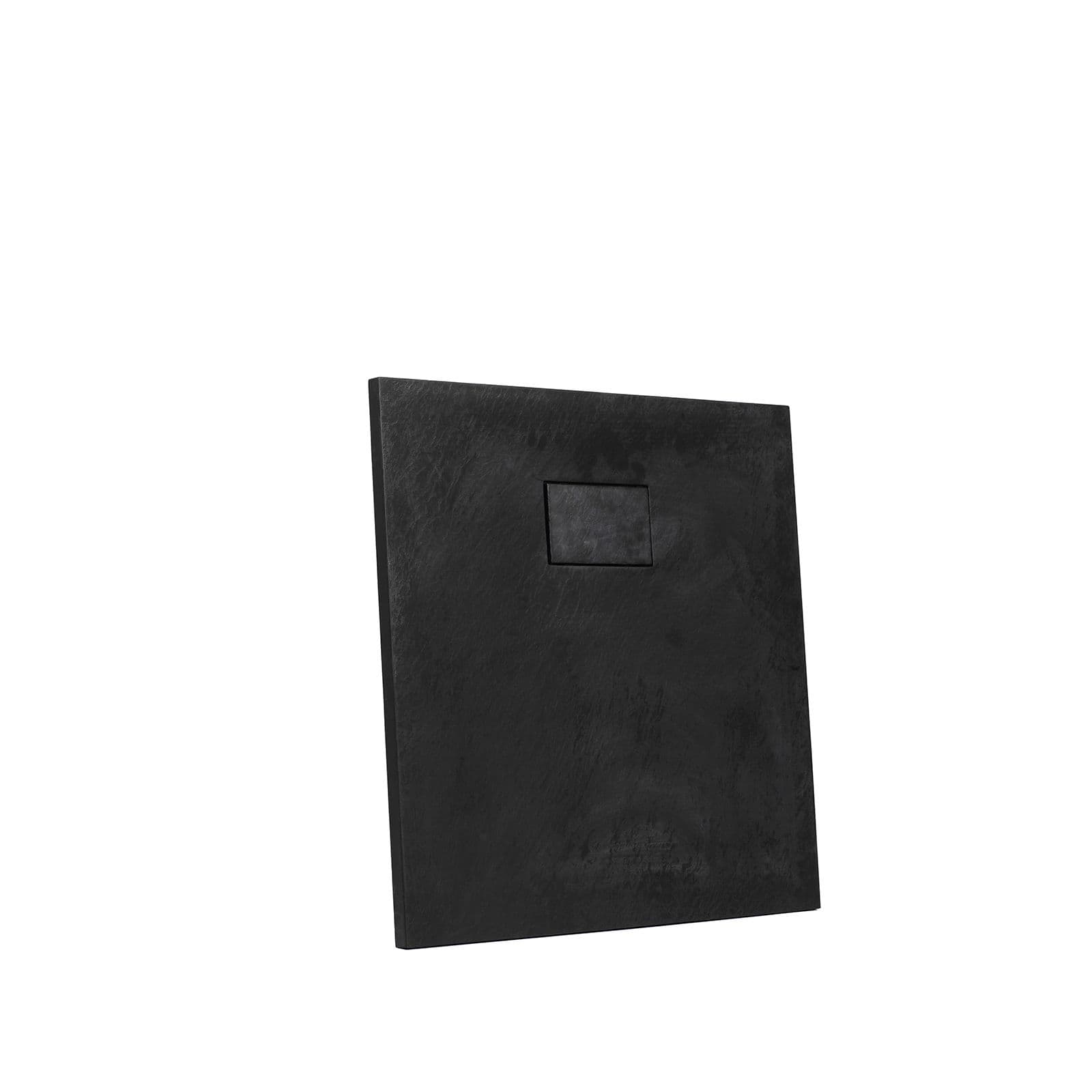 Piatto doccia 90x90 cm ultraslim riducibile nero effetto pietra - Rok