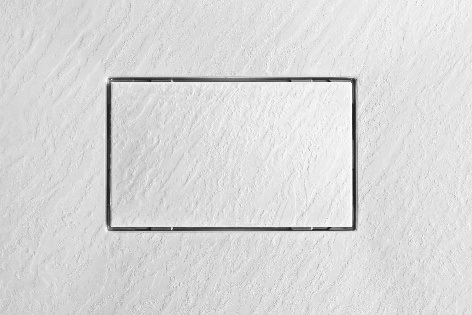 Piatto doccia 150x70 cm ultraslim riducibile bianco effetto pietra - Rok